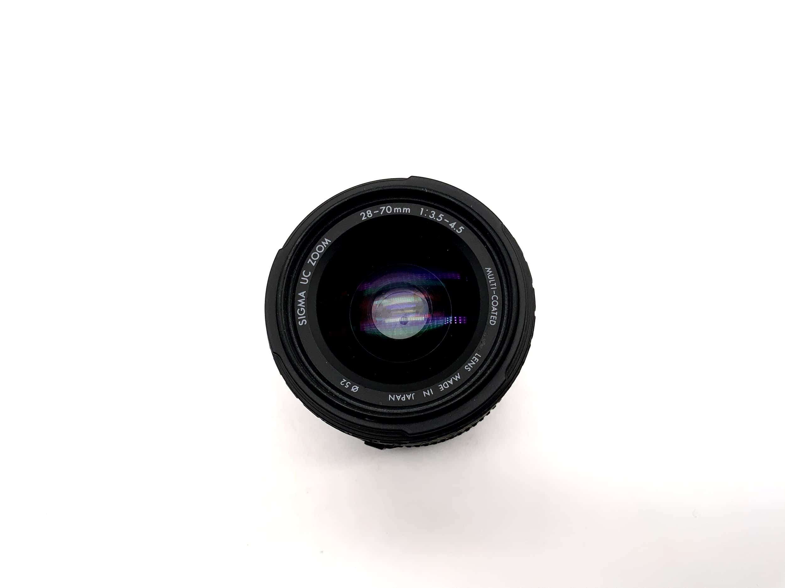 Sigma 28-70mm 1:3,5-4,5 Objektiv UC Zoom Multi Coated Kamera Lens (Minolta MD)