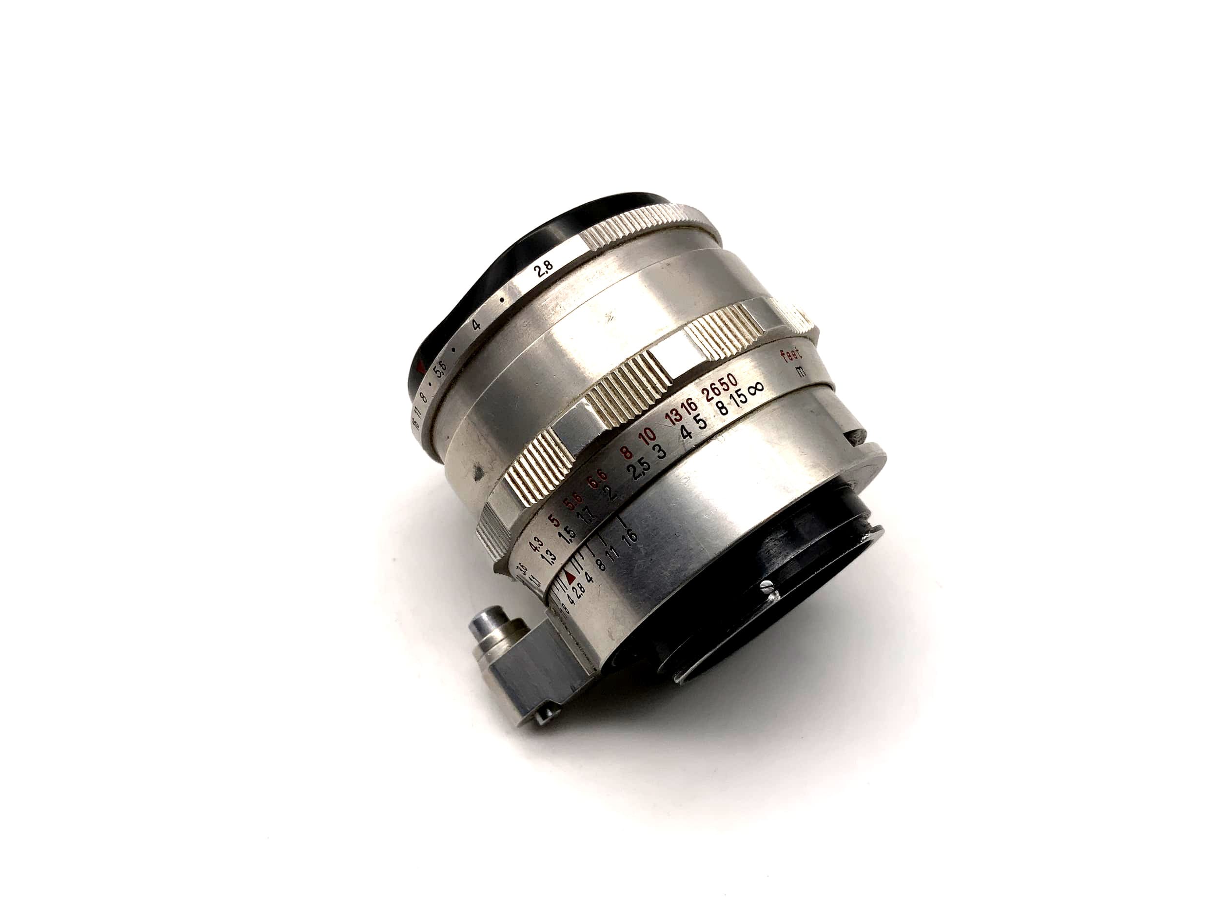 Carl Zeiss 50mm 1:2,8 Objektiv Tessar Kamera Camera Lens (Exa)