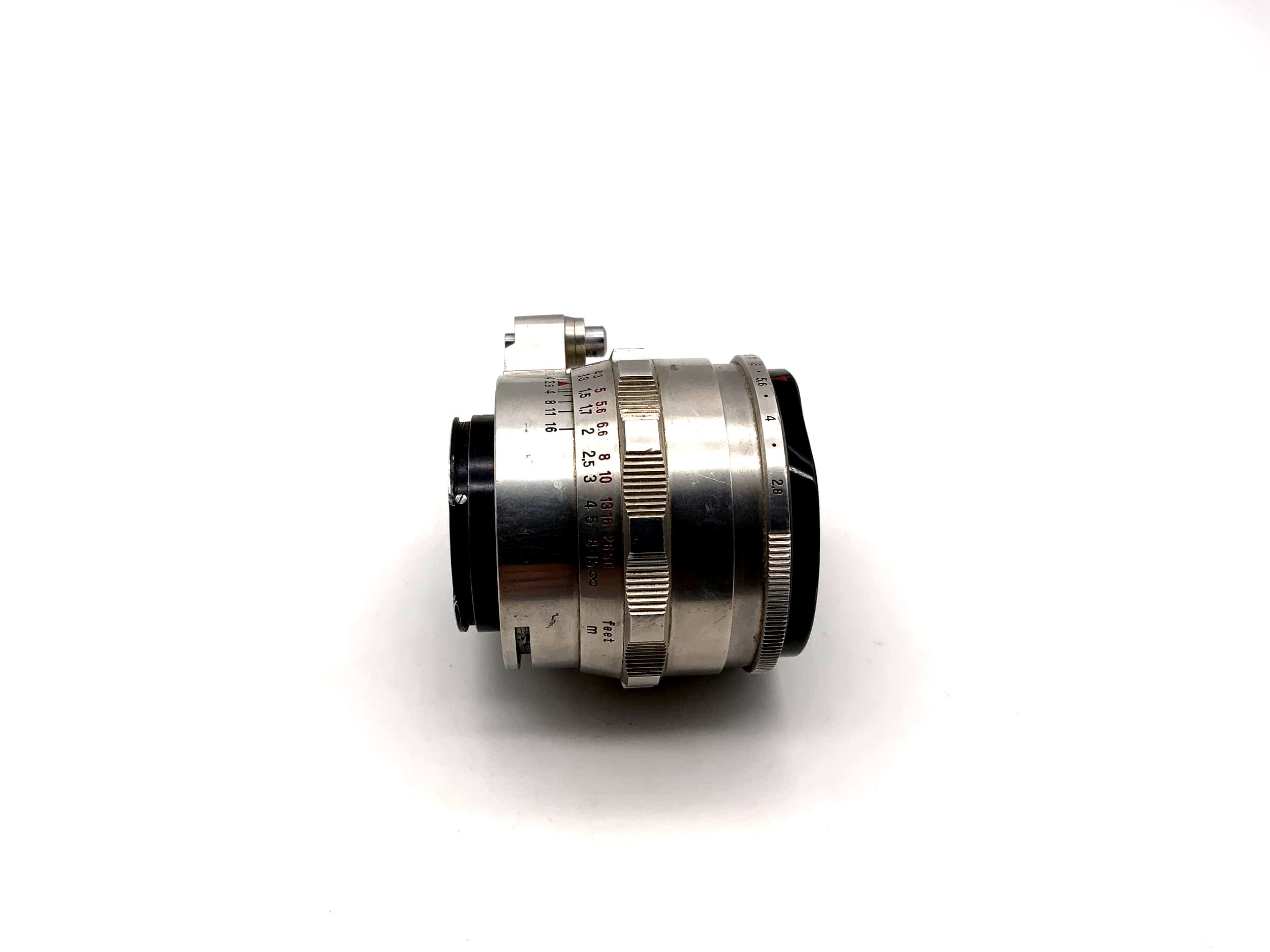 Carl Zeiss 50mm 1:2,8 Objektiv Tessar Kamera Camera Lens (Exa)