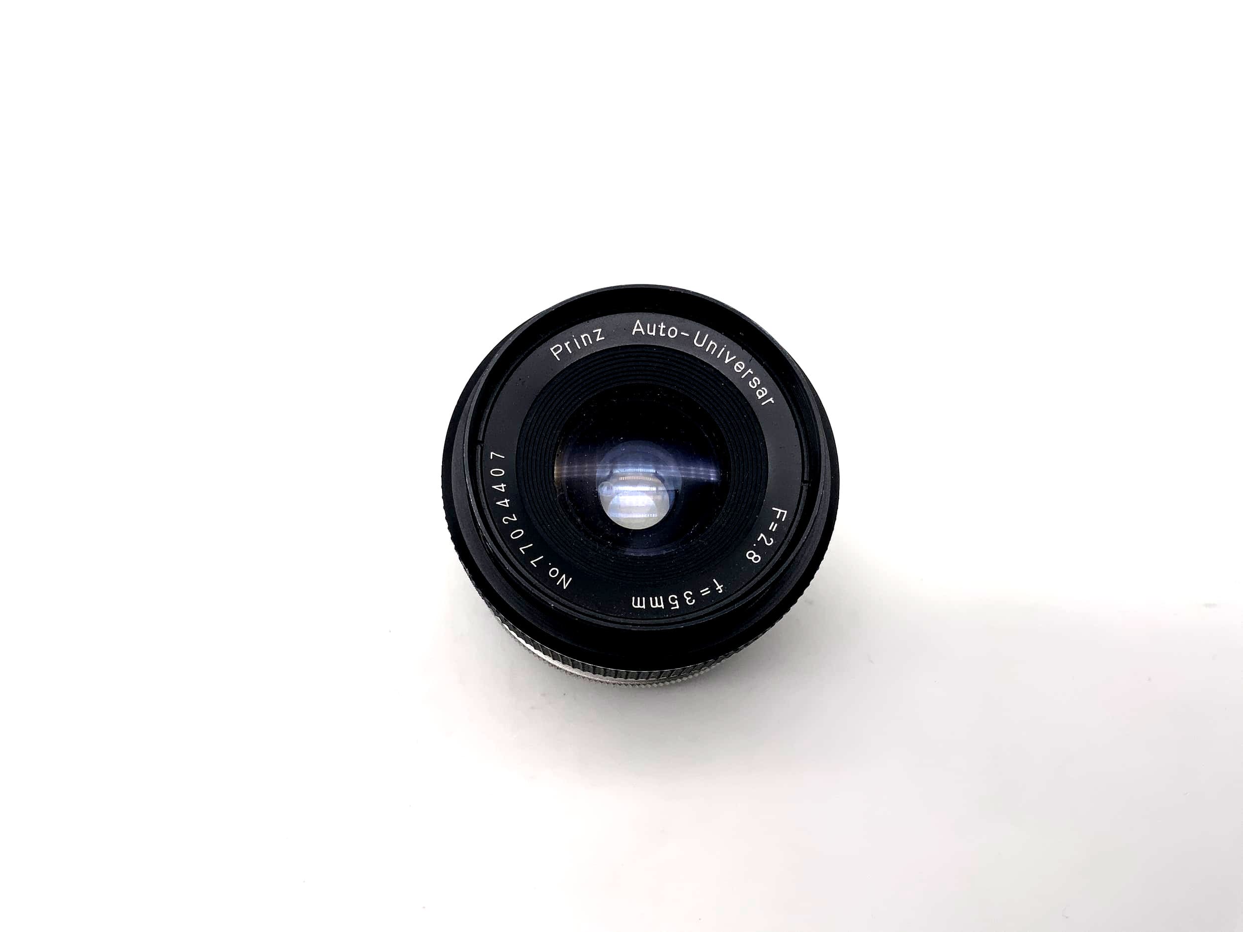 Prinz 35mm 1:2,8 Objektiv Auto-Univerar Kamera Camera Lens (M42)