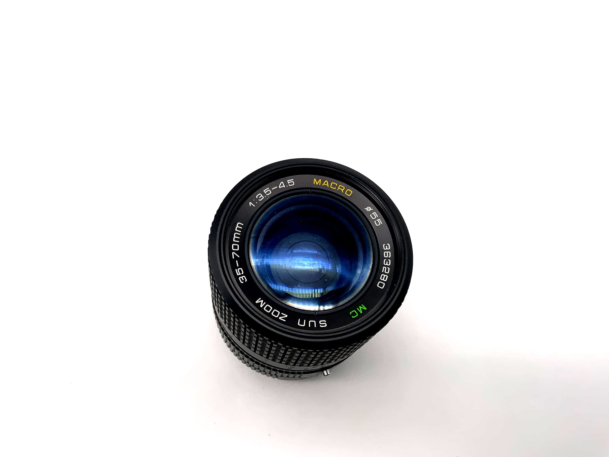 Sun 35-70mm 1:3,5-4,5 Objektiv Macro Zoom MC Kamera Lens (Yashica/Contax)