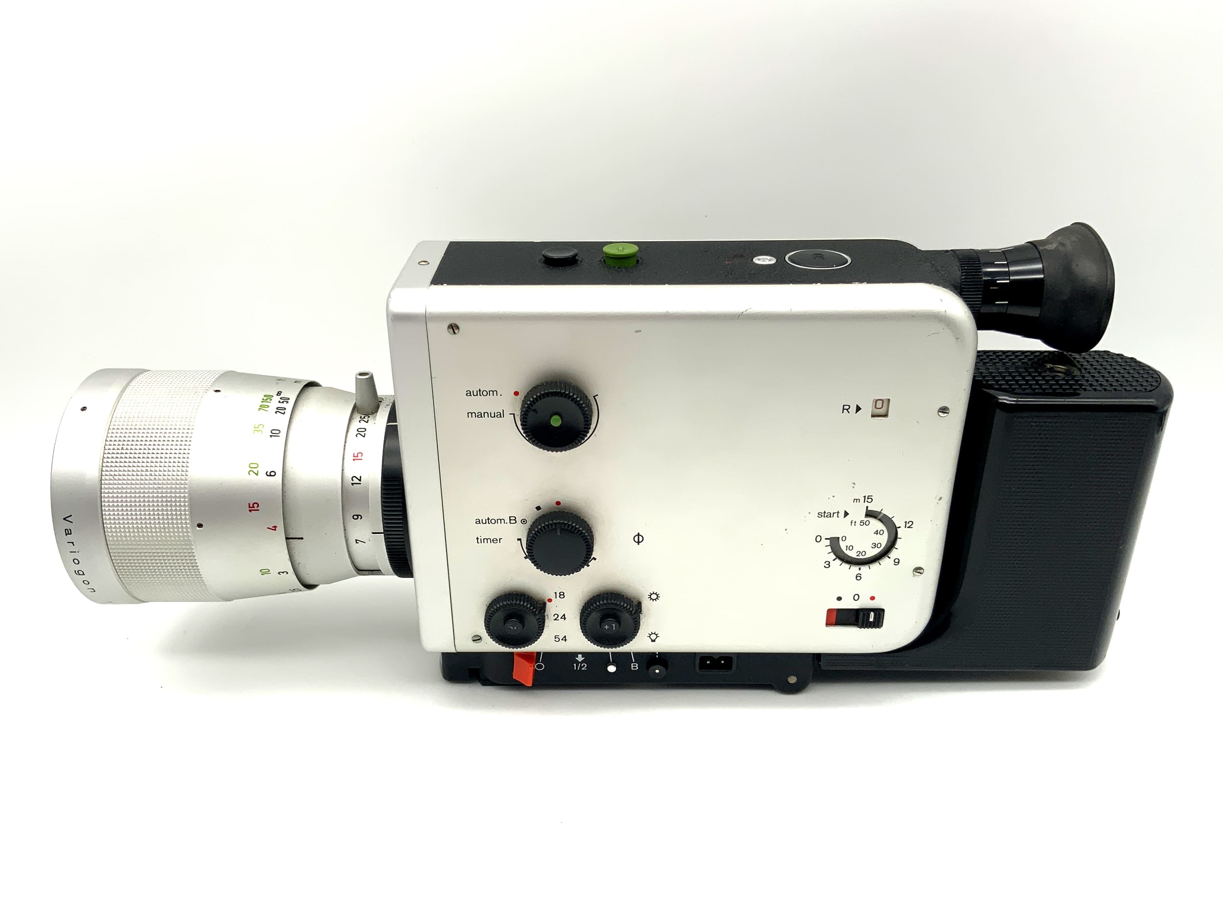Braun Nizo 801 Filmkamera mit Variogon 1:1.8/7-80mm Super 8 Schmalfilm