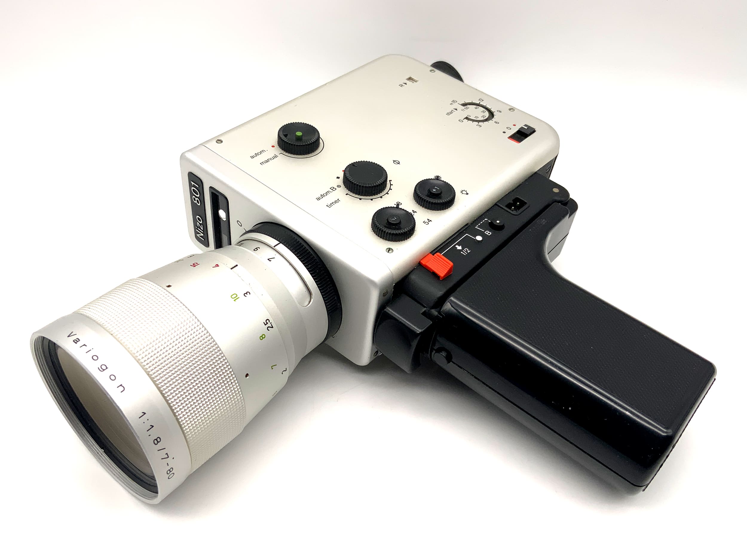 Braun Nizo 801 Filmkamera mit Variogon 1:1.8/7-80mm Super 8 Schmalfilm