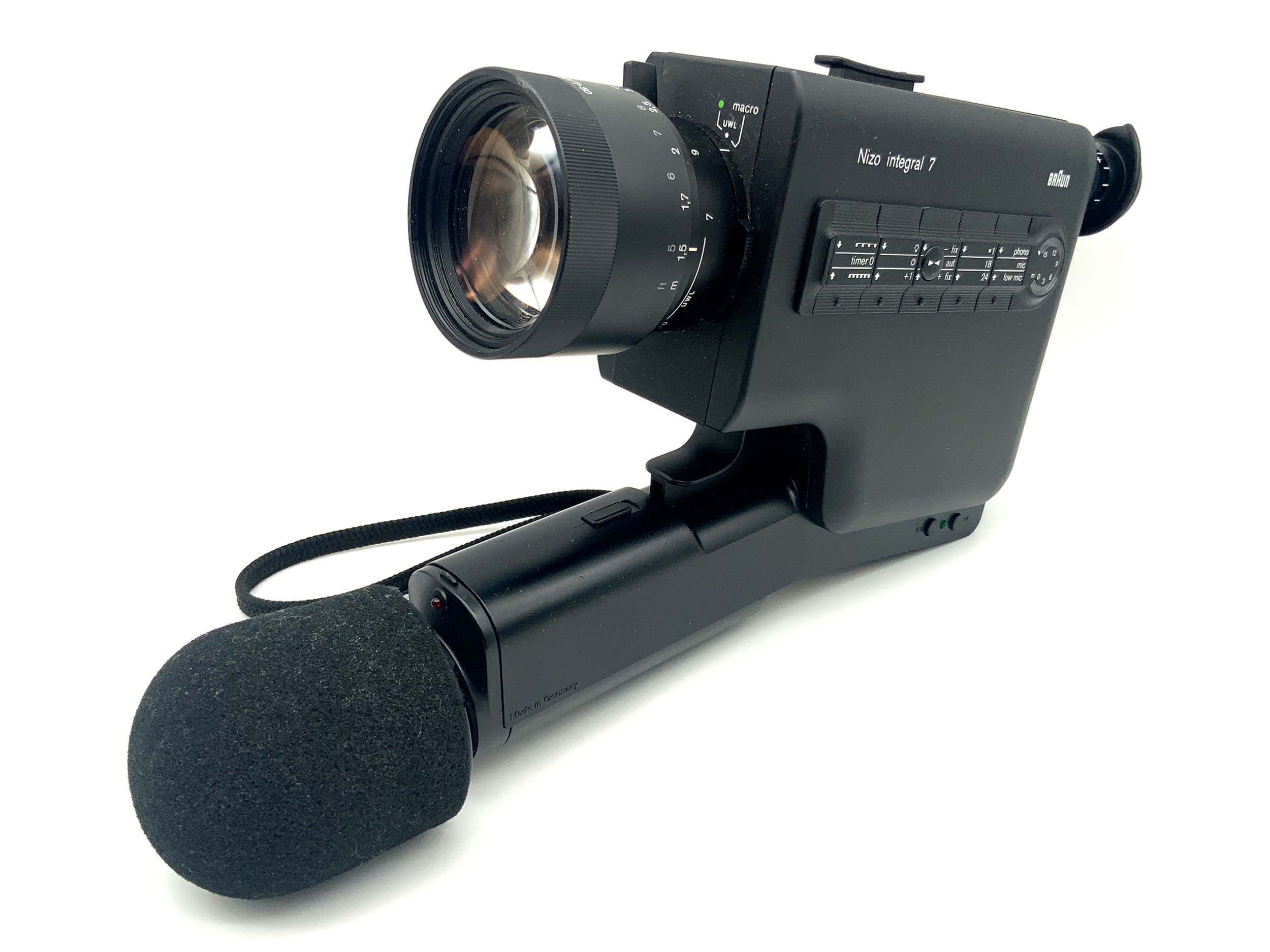 Braun Nizo Integral 7 Filmkamera mit Macro-Variogon 1:2.7/7-50mm Super 8