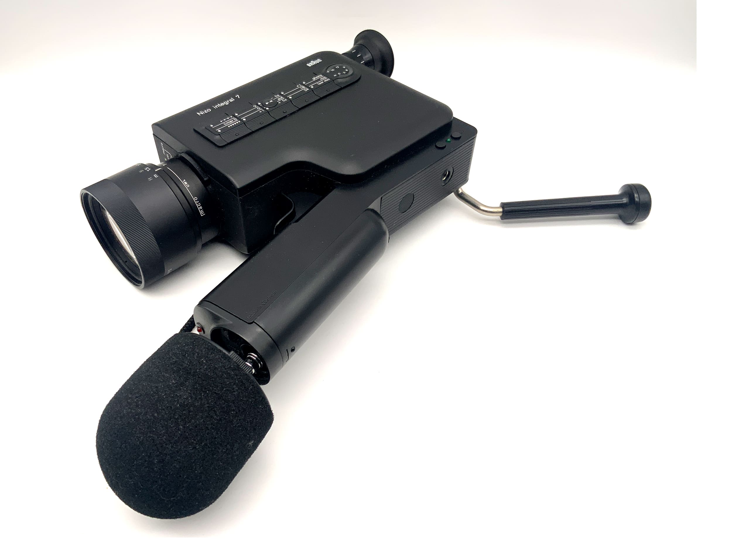 Braun Nizo Integral 7 Filmkamera mit Macro-Variogon 1:2.7/7-50mm Super 8