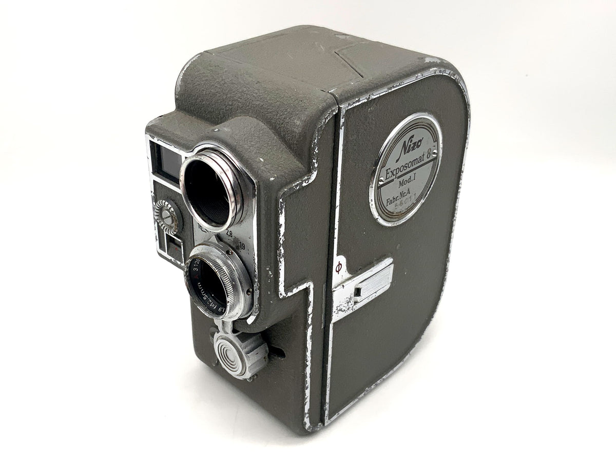 Braun Nizo Exposomat 8 Mod. I Filmkamera mit Ronar 1:1.9 f=12,5mm Doppel 8mm