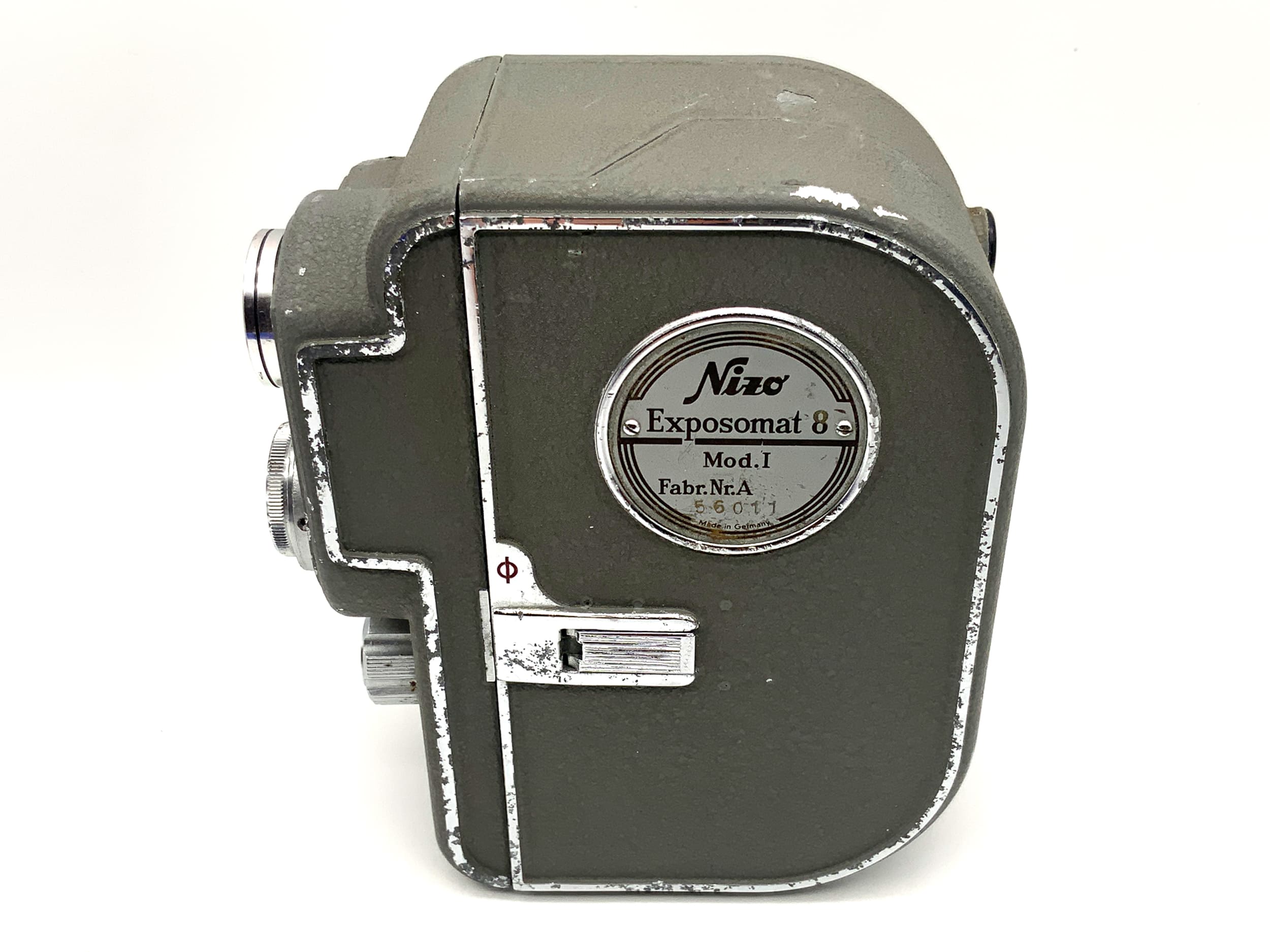 Braun Nizo Exposomat 8 Mod. I Filmkamera mit Ronar 1:1.9 f=12,5mm Doppel 8mm