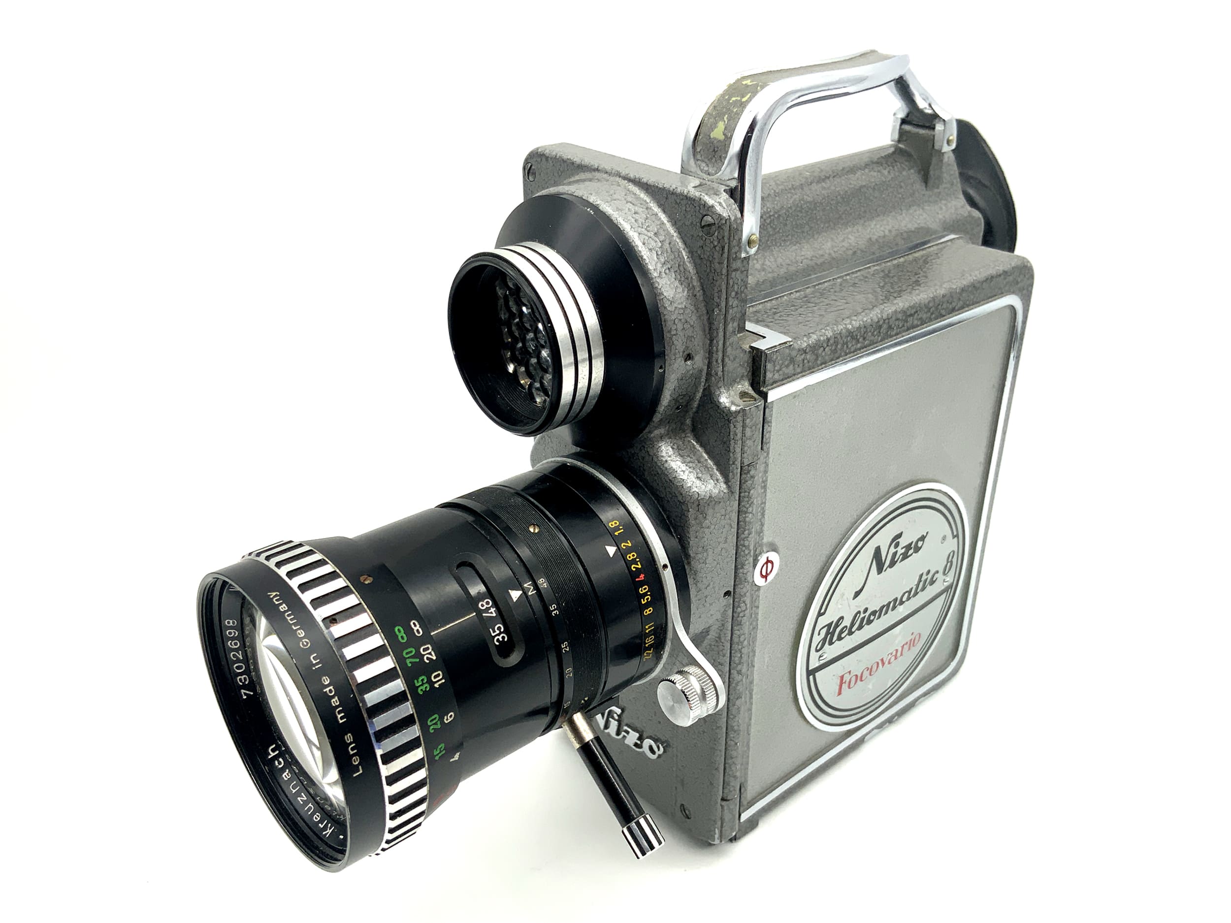 Braun Heliomatic 8 Focovario Filmkamera mit Variogon 1:1.8/8-48mm Doppel 8mm