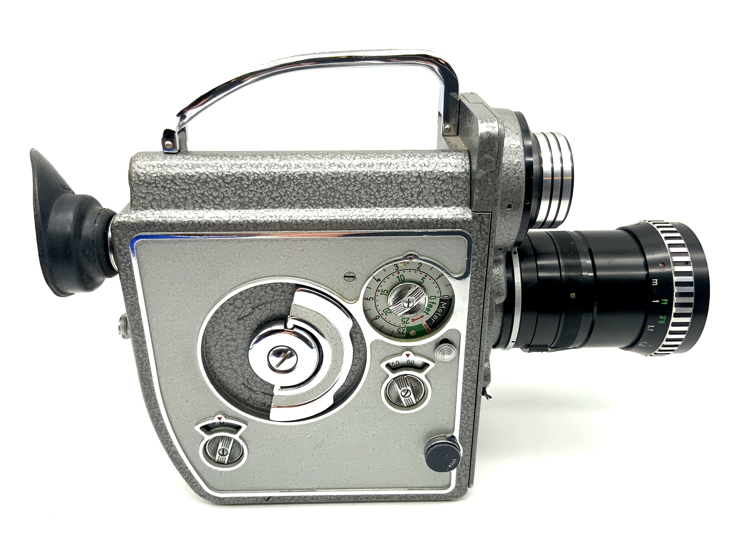 Braun Heliomatic 8 Focovario Filmkamera mit Variogon 1:1.8/8-48mm Doppel 8mm