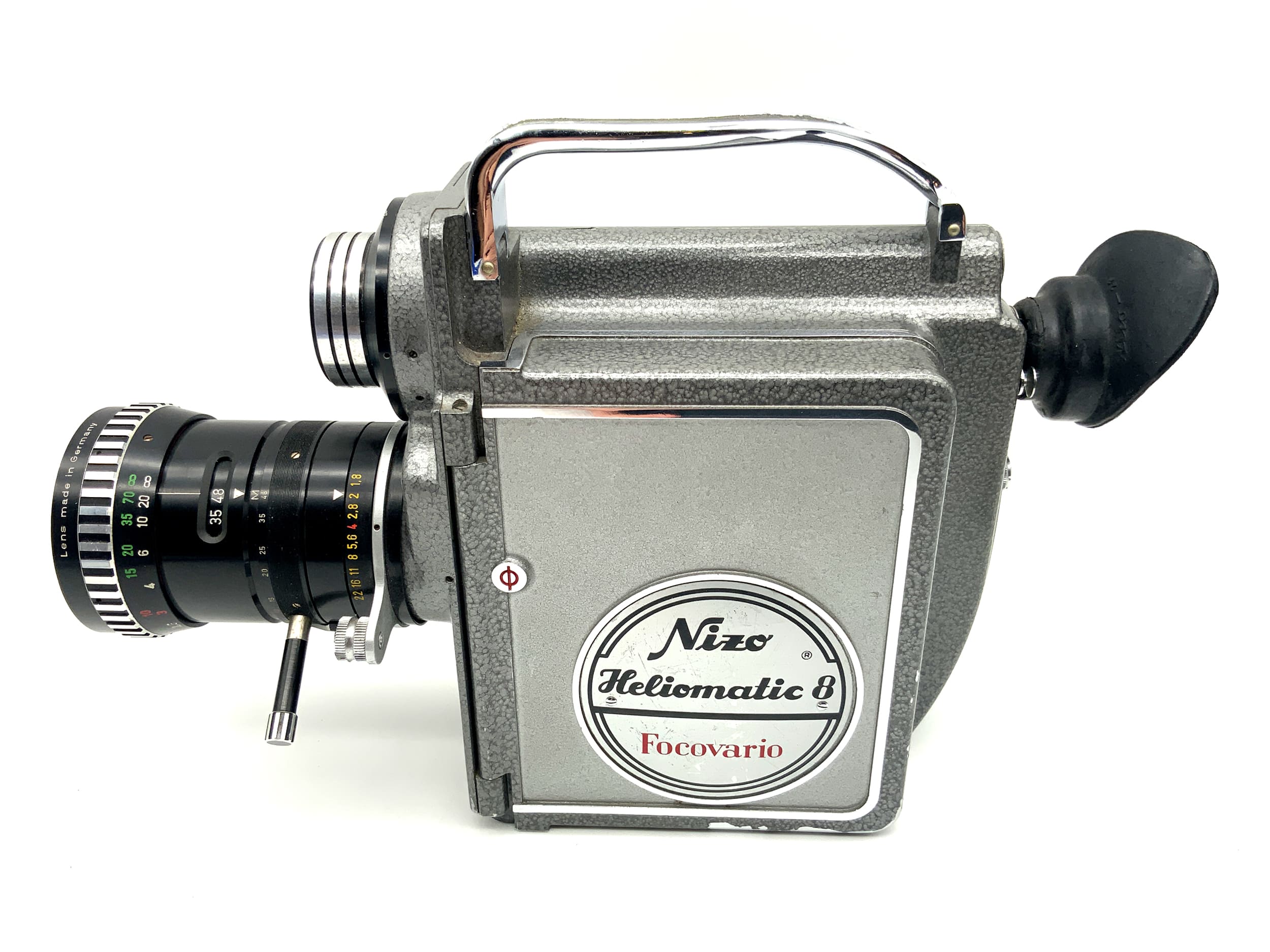 Braun Heliomatic 8 Focovario Filmkamera mit Variogon 1:1.8/8-48mm Doppel 8mm