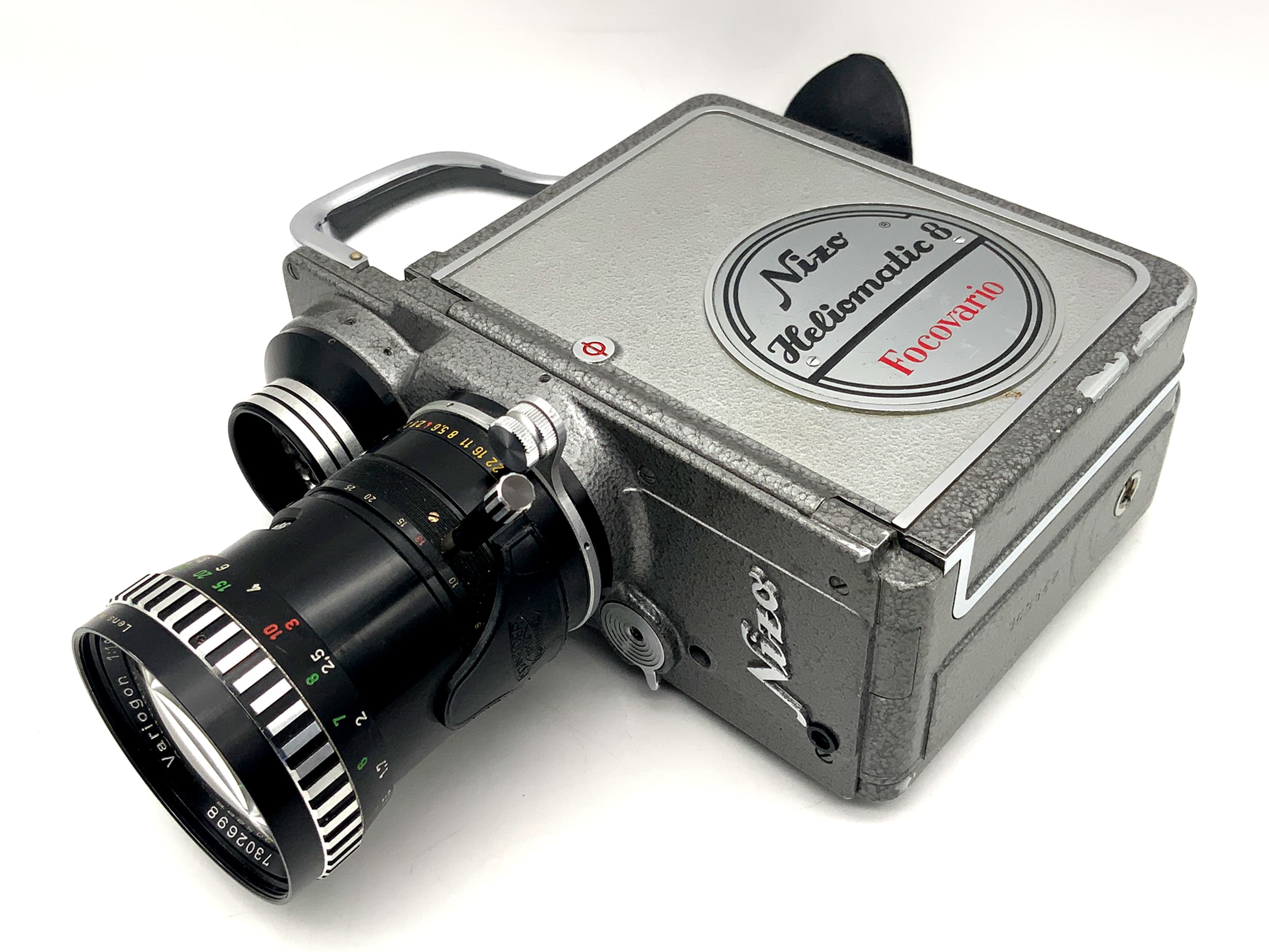 Braun Heliomatic 8 Focovario Filmkamera mit Variogon 1:1.8/8-48mm Doppel 8mm