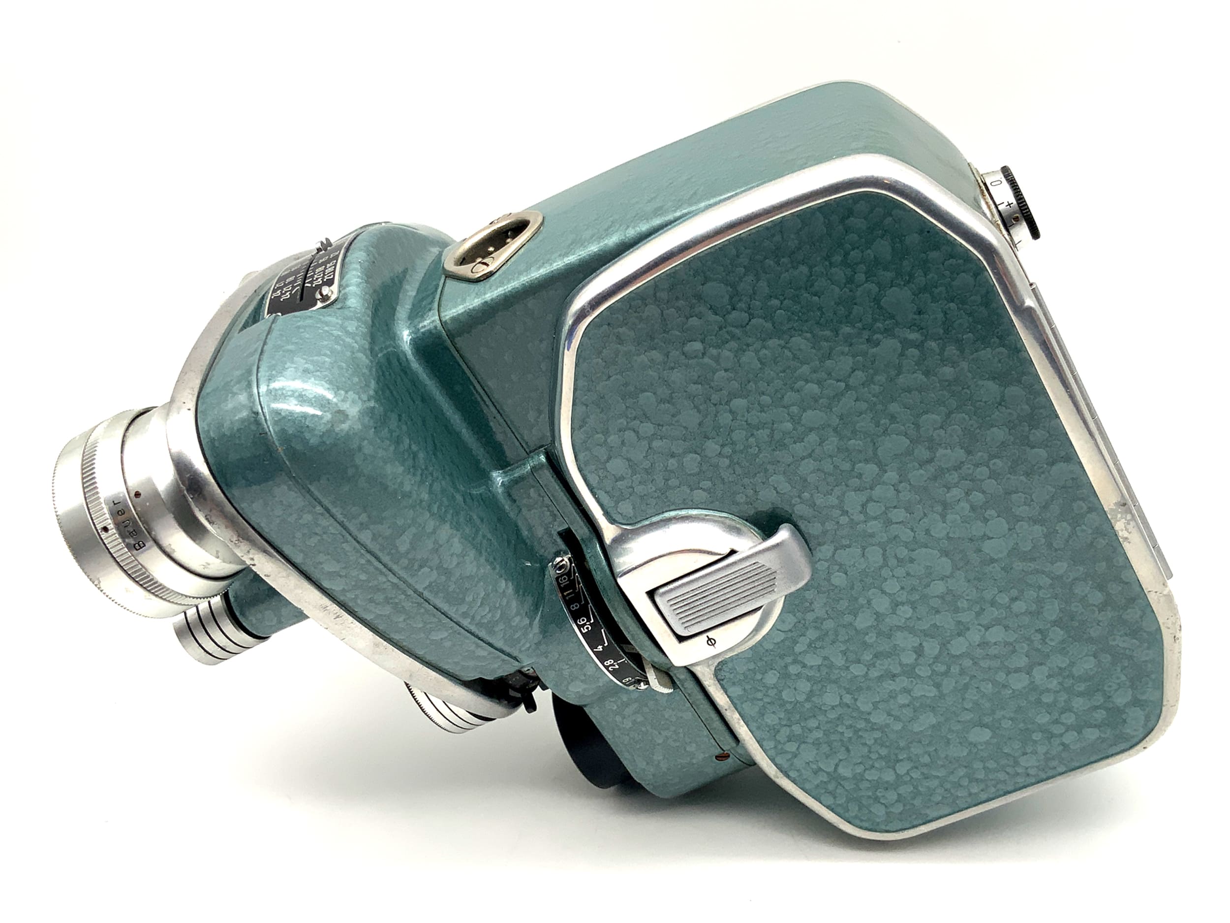 Bauer 88D Filmkamera mit Longar 2x, Curtar 0,5x, Ronar 12,5mm Doppel 8mm