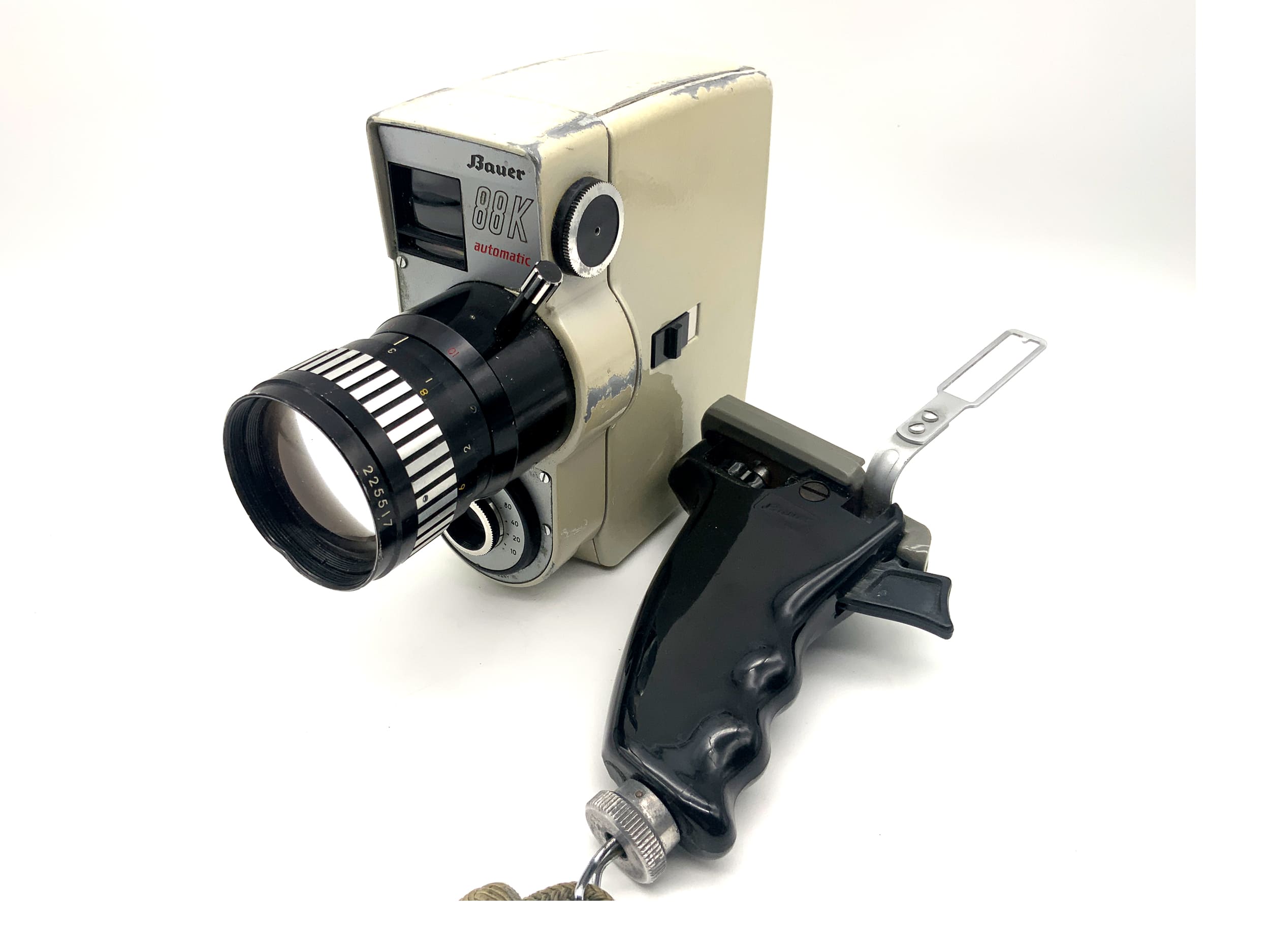 Bauer 88K automatic Filmkamera mit Vario 1:1.8/10-30mm mit Griff Doppel 8mm