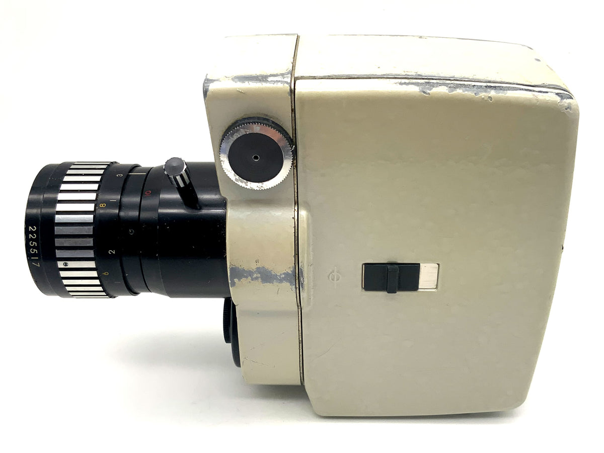 Bauer 88K automatic film camera with Vario 1:1.8/10-30mm lens and grip, double 8mm