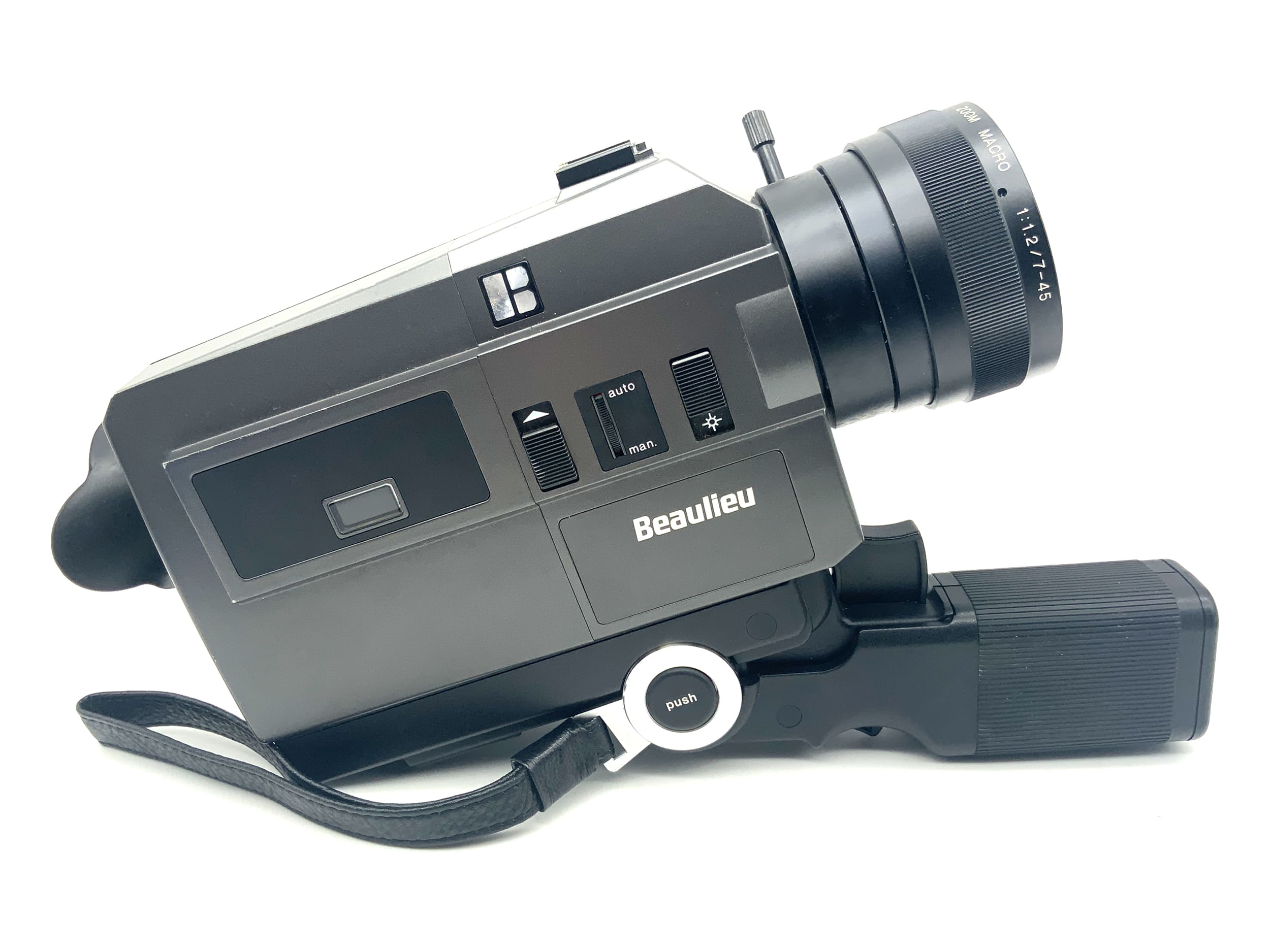 Beaulieu 1008 XL Filmkamera mit Zoom Macro 1:1.2/7-45 Super 8 mit Tasche