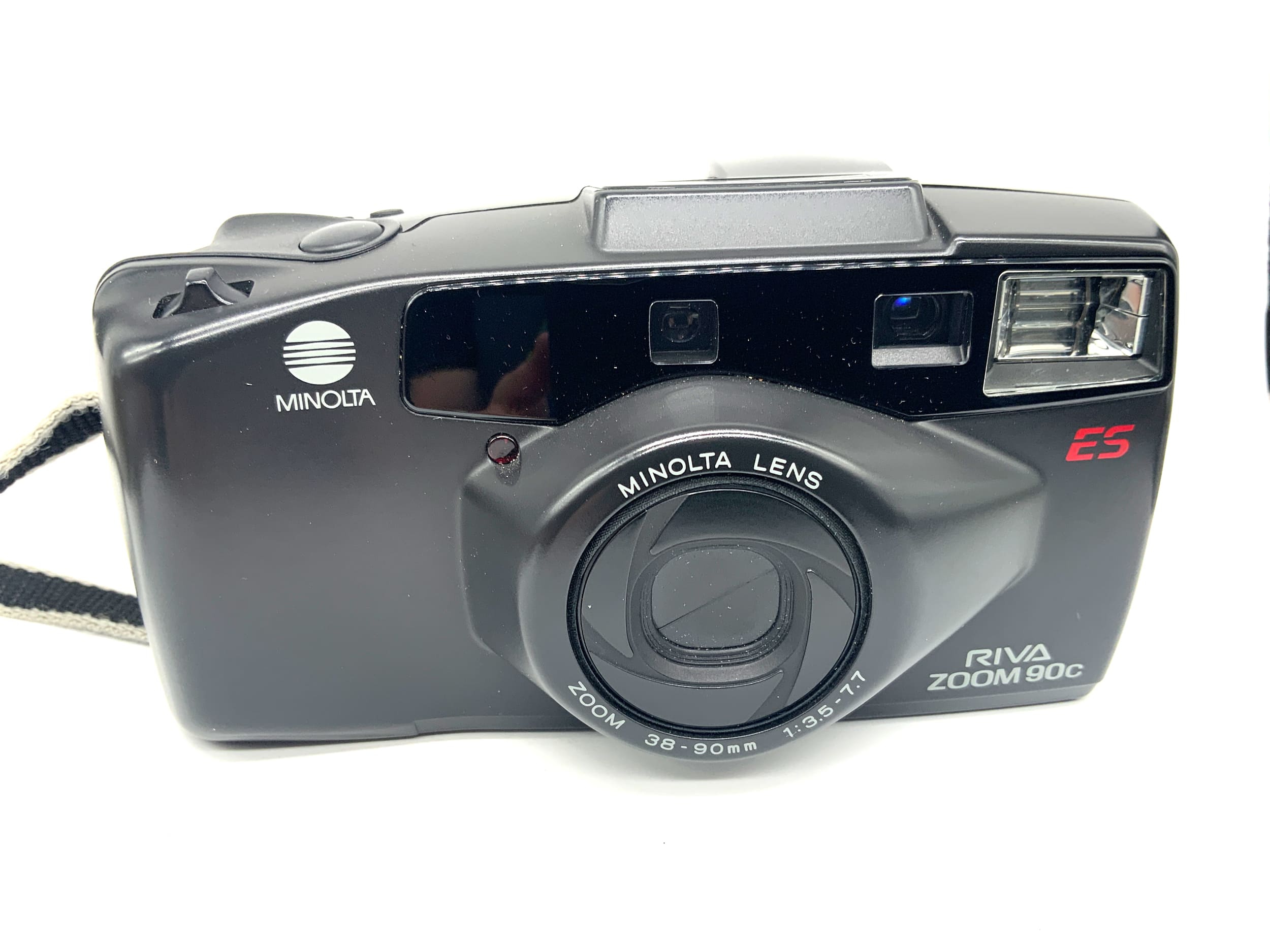 Minolta Riva Zoom 90c Point&Shoot mit 38-90mm 1:3.5-7.7 Analogkamera