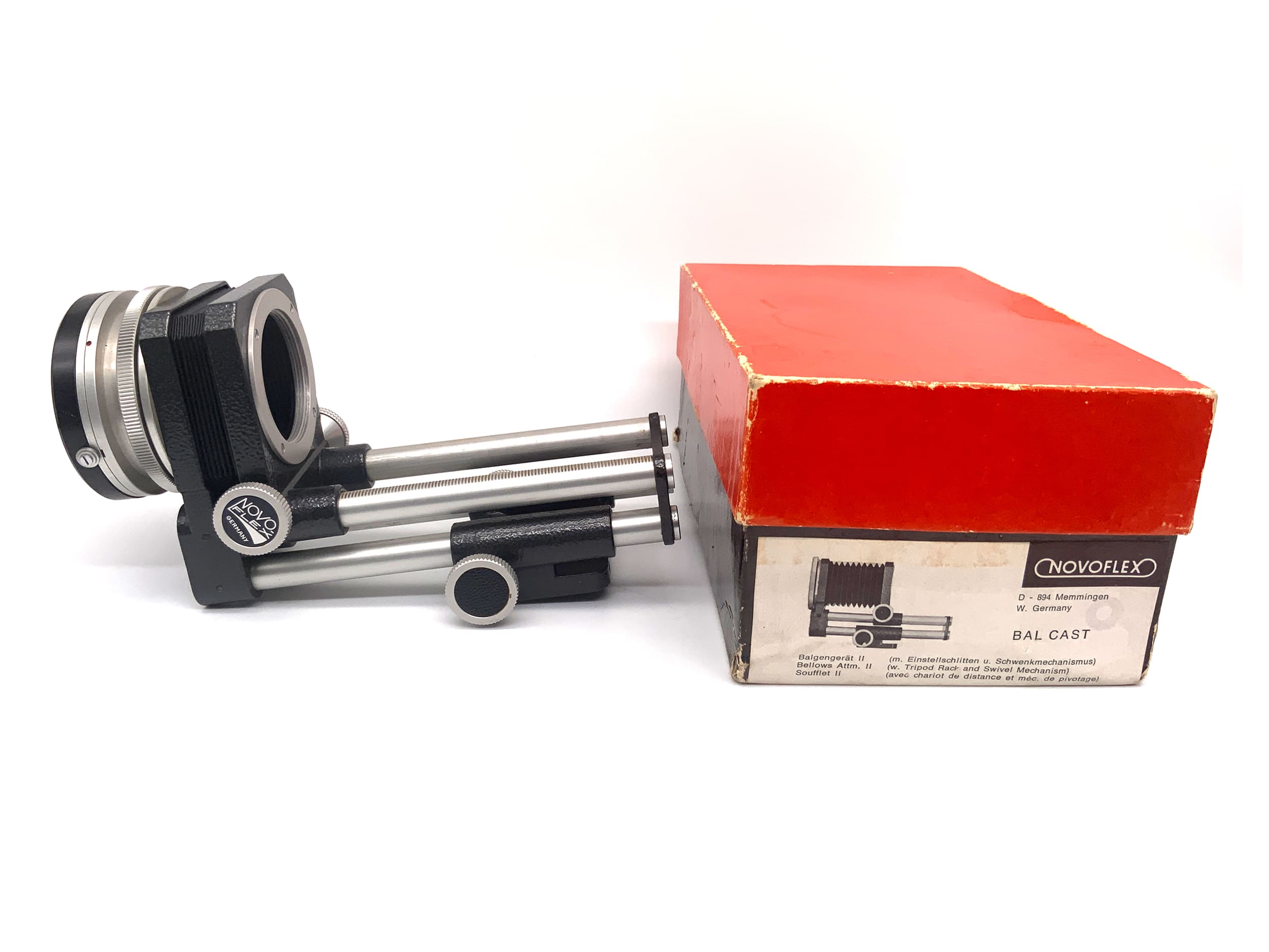 Novoflex Bal Cast Balgengerät Schwarz Icarex in OVP (M39)