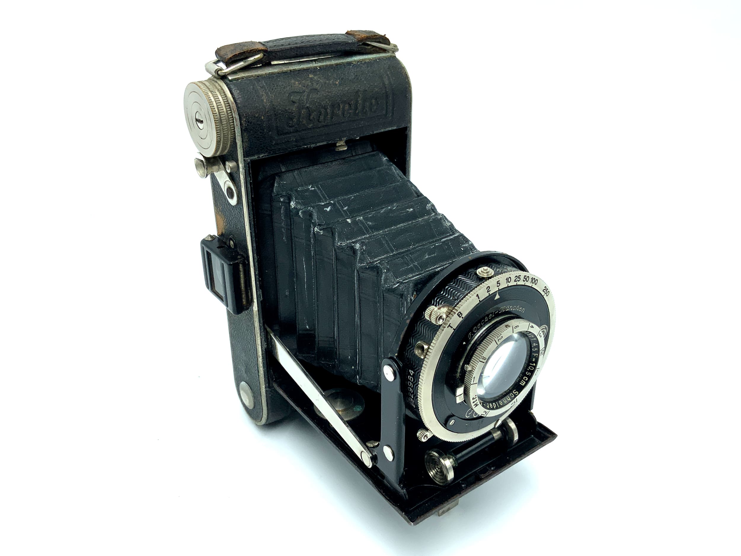 Kochmann Korelle Klappkamera mit Schneider Kreuznach Xenar 10,5cm 1:4.5
