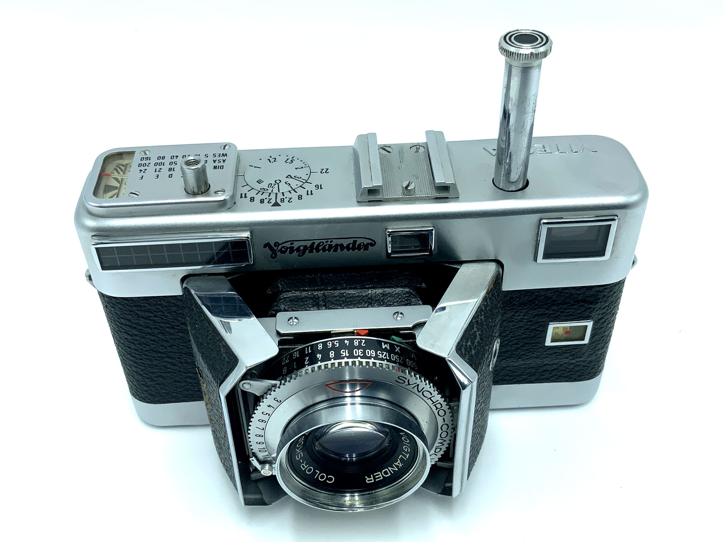 Voigtländer Vitessa Klappkamera mit Color-Skopar 50mm 1:2.8 Analogkamera