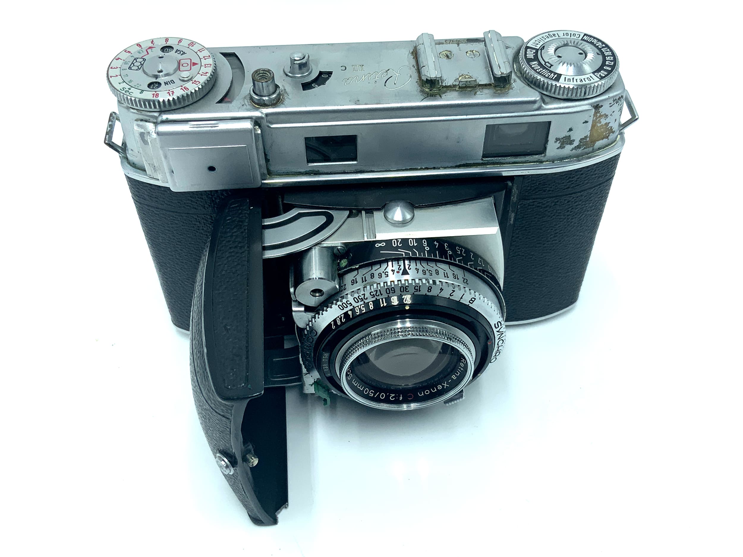 Kodak Retina IIIc Klappkamera mit Schneider Kreuznach Xenon Big C f:2.0/50mm