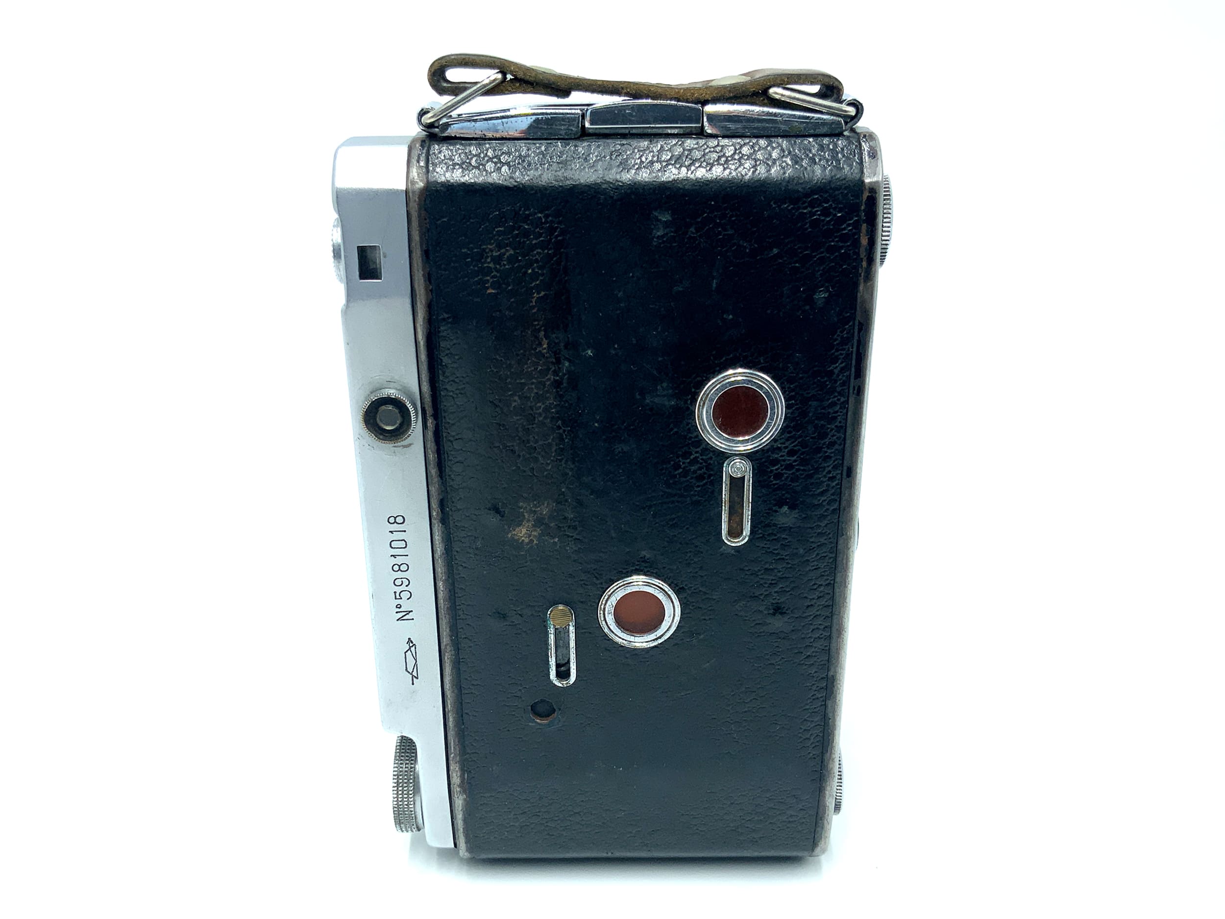 KMZ Moskva 5 Klappkamera mit N-24 10,5cm 1:3.5 Moskau 5 Analogkamera