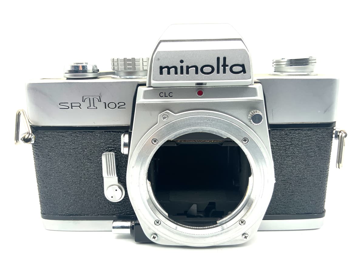 Minolta SRT102 SLR 35mm Spiegelreflexkamera analog Body Gehäuse (Minolta MD)