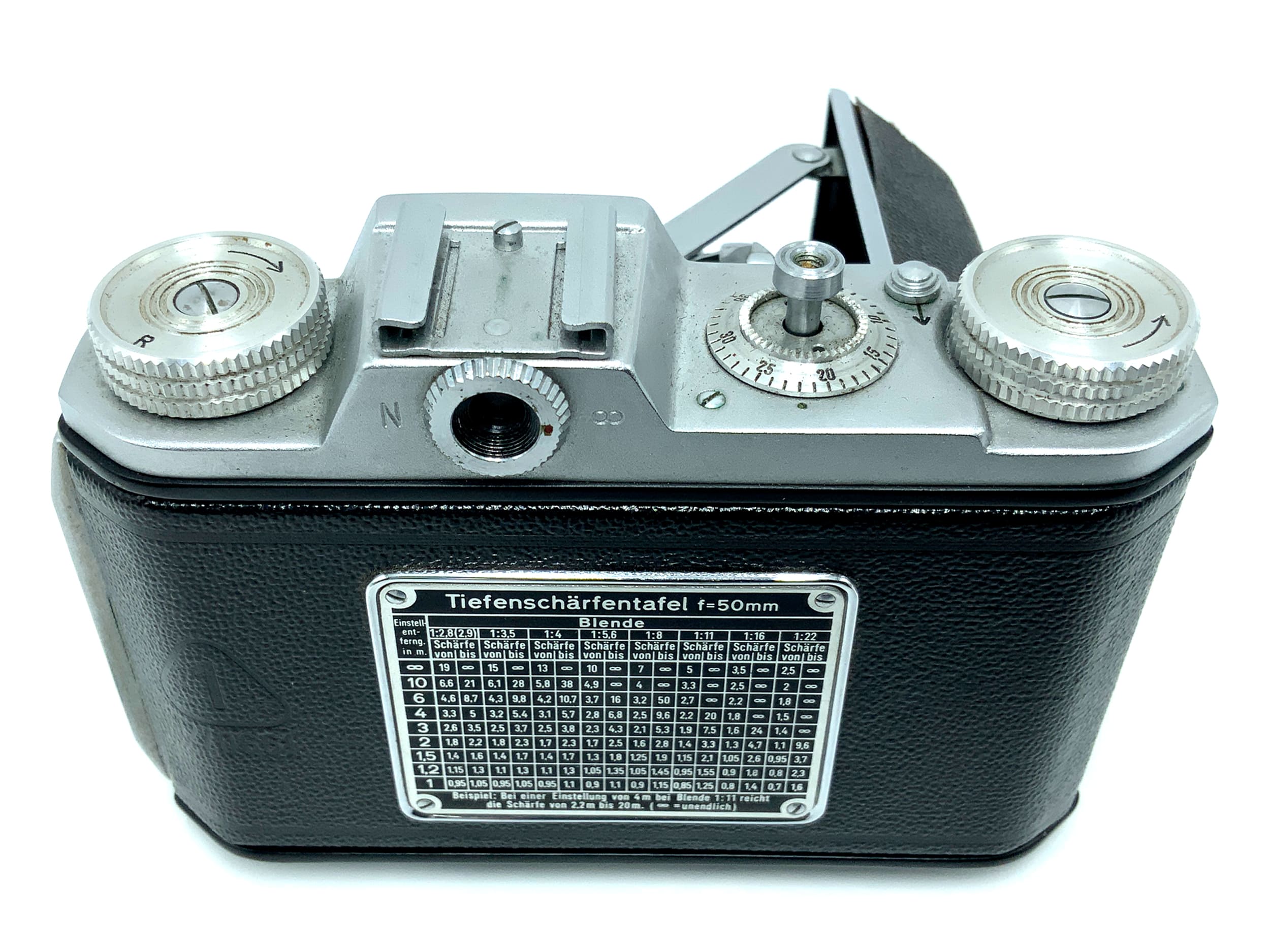 Welta Welti Ic Klappkamera mit Meyer-Optik Trioplan 50mm 1:2.9 red V