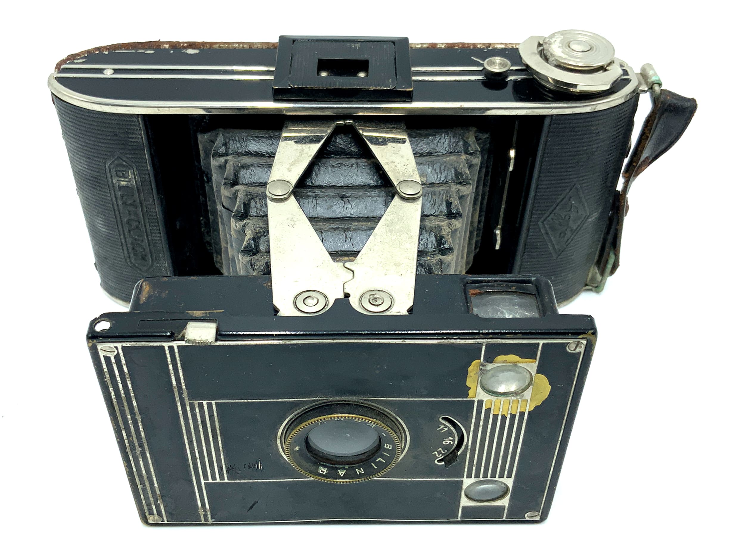 Agfa Billy-Clack Klappkamera mit Bilinar Analogkamera