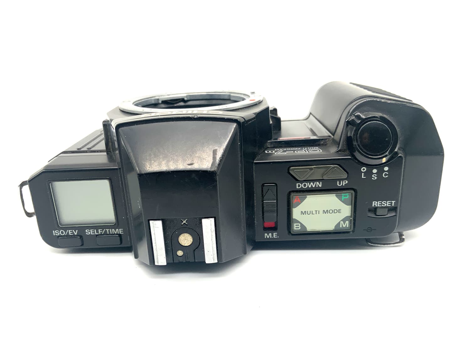 Chinon CP-7m SLR 35mm Spiegelreflexkamera analog Body Gehäuse (Pentax K)