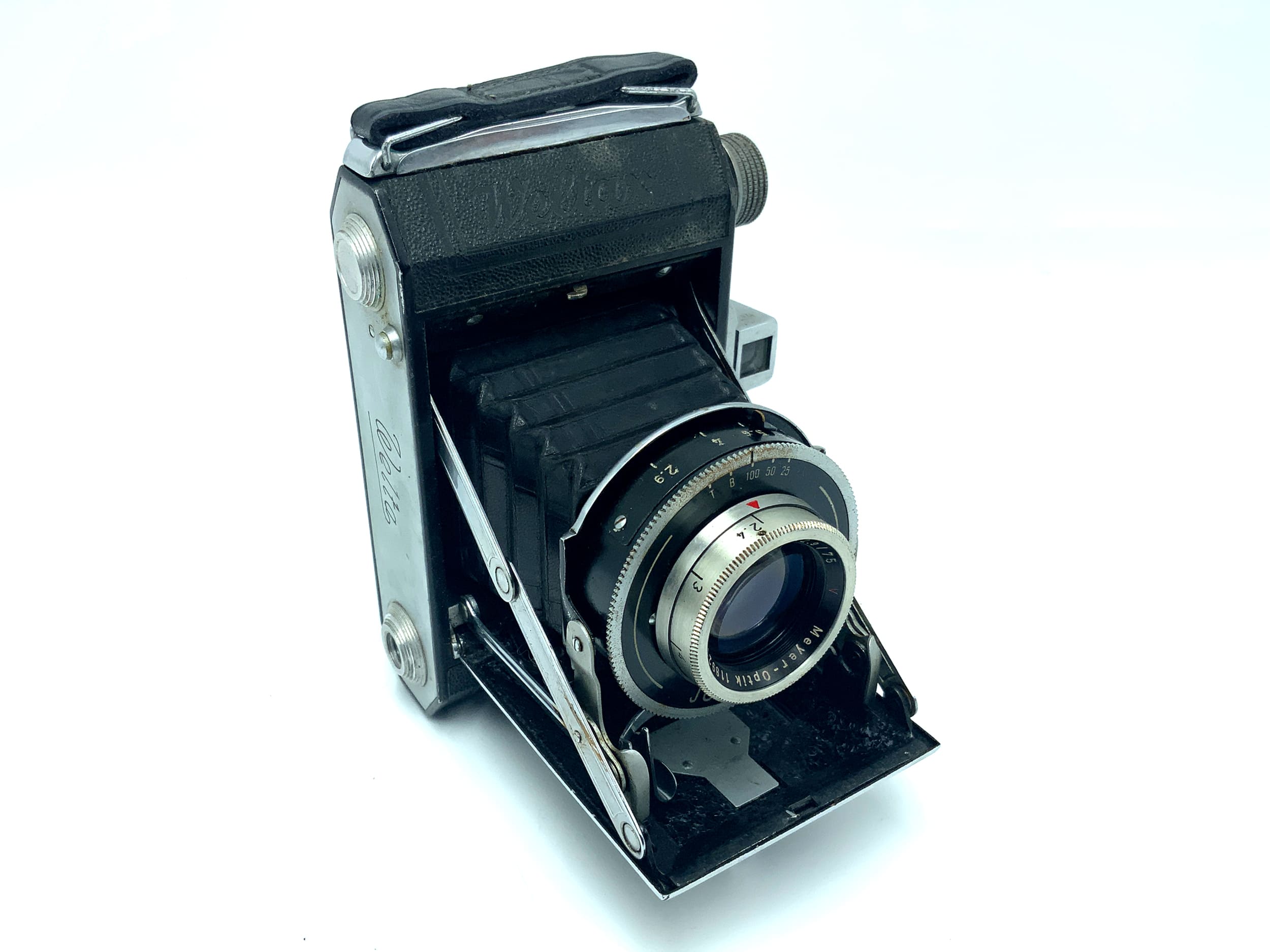 Welta Weltax Klappkamera mit Meyer-Optik Trioplan 75mm 1:2.9 Analogkamera