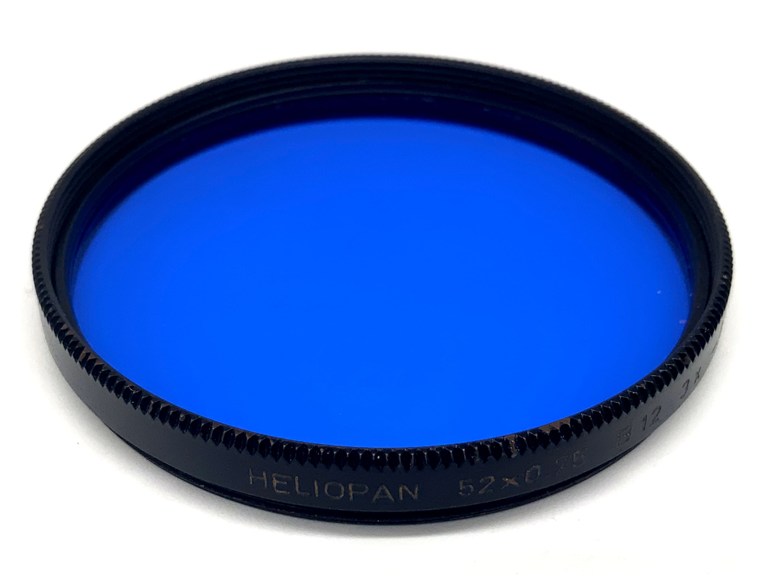Heliopan Farbfilter blau/blue 52x0.75 B12 3x -1.5 Filter 52mm