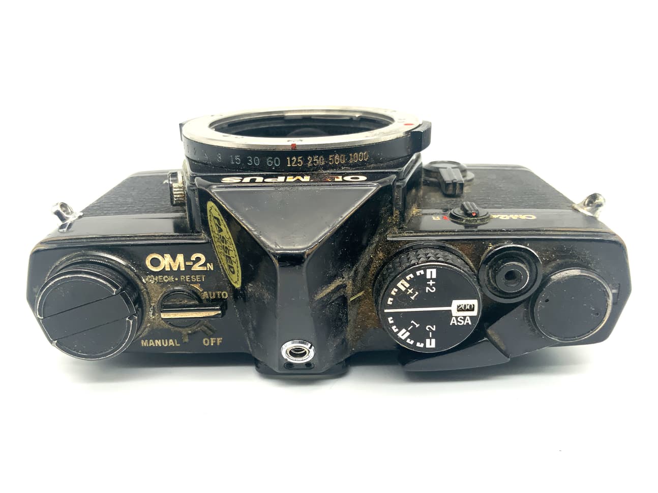 Olympus OM-2 SLR mit Recorddata Back 3 35mm SLR analog Body (Olympus OM)