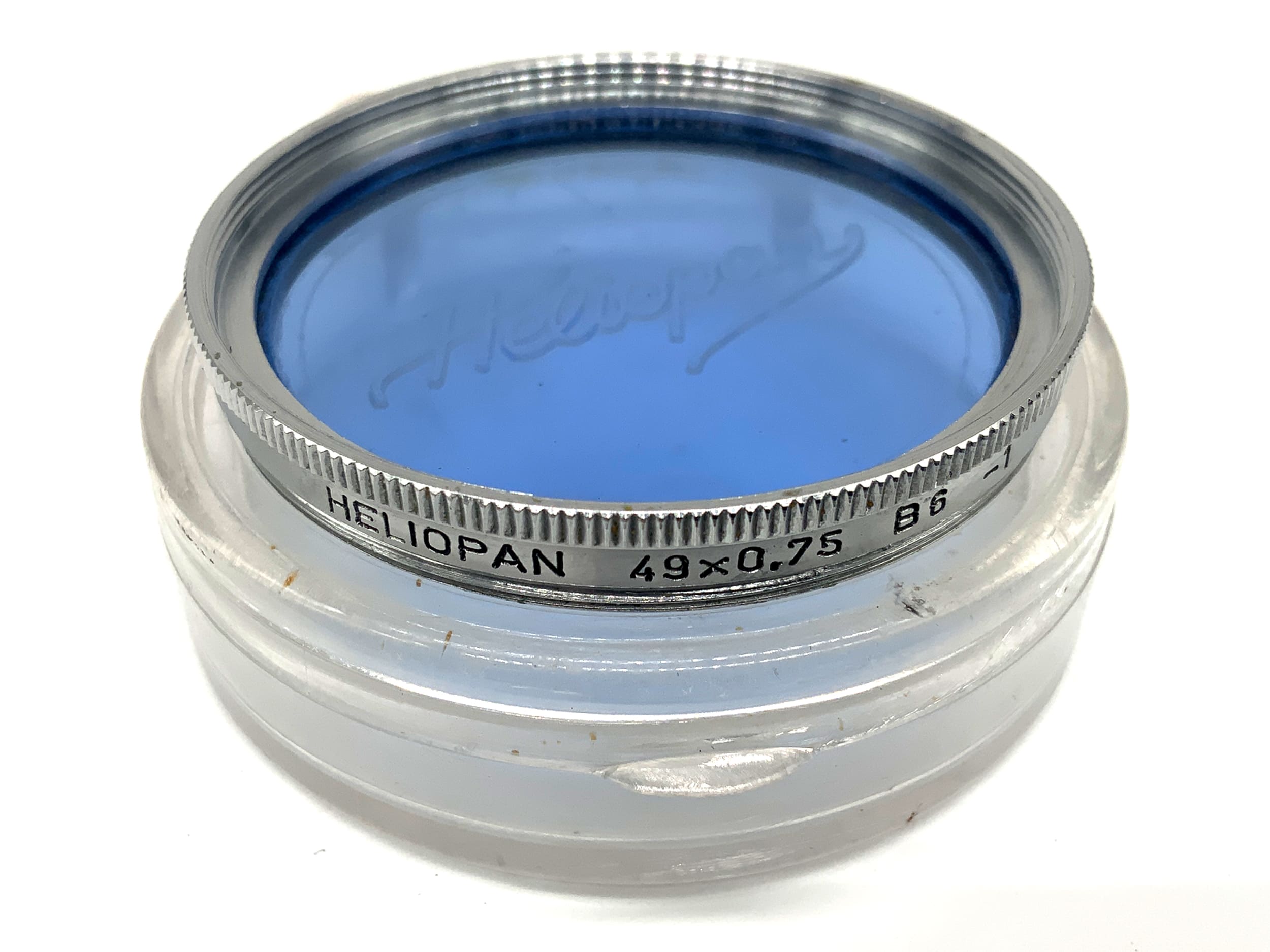 Heliopan Farbfilter blau/blue B6 -1 49x0,75 Filter 49mm