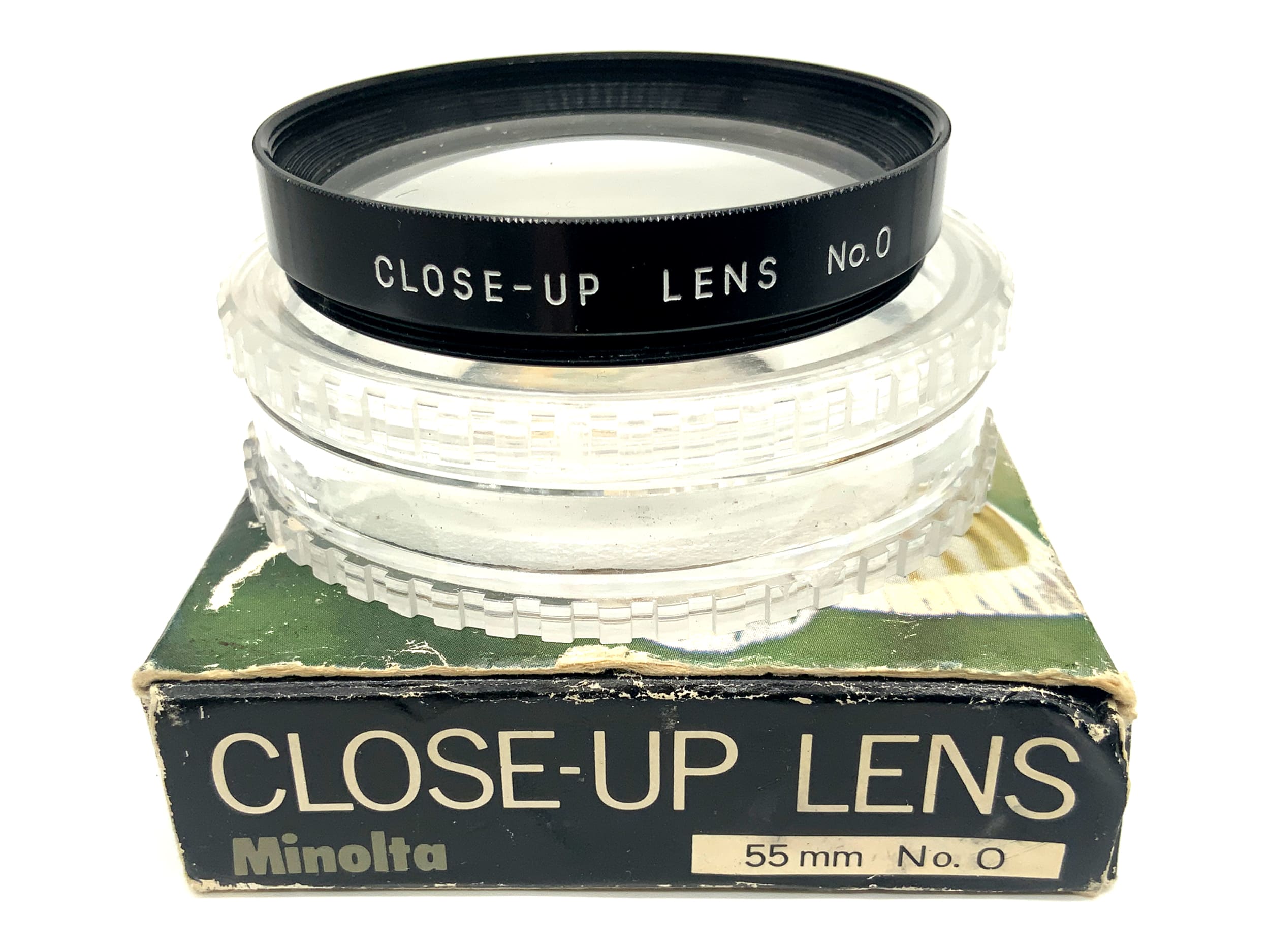 Minolta Nahlinse Close Up No.0 Lens in OVP Filter 55mm Kreisförmig Filtergewinde