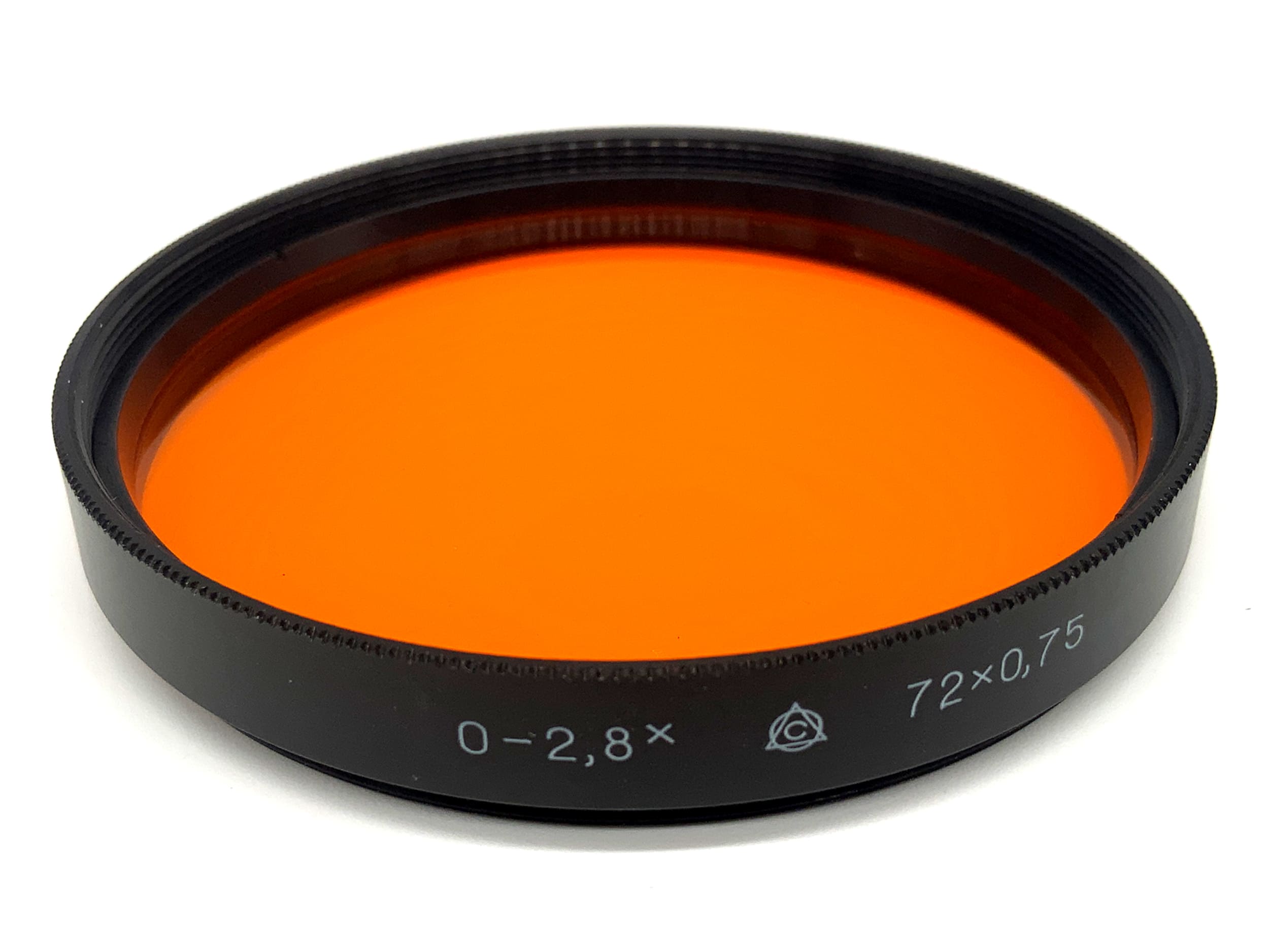 Farbfilter 0-2,8 72x0,75 orange Orangefilter Filter 72mm Filtergewinde