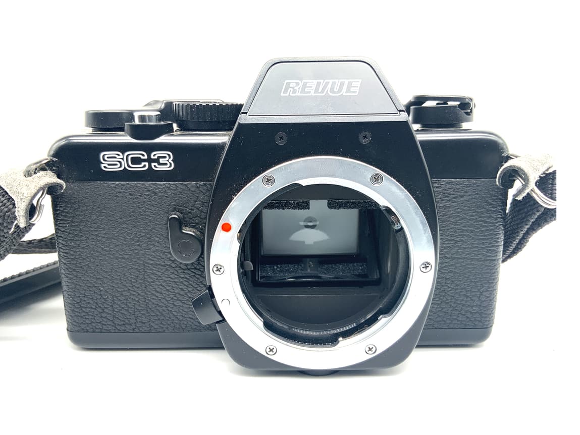 Revue SC 3 SLR 35mm Spiegelreflexkamera analog Body Gehäuse (Pentax K)