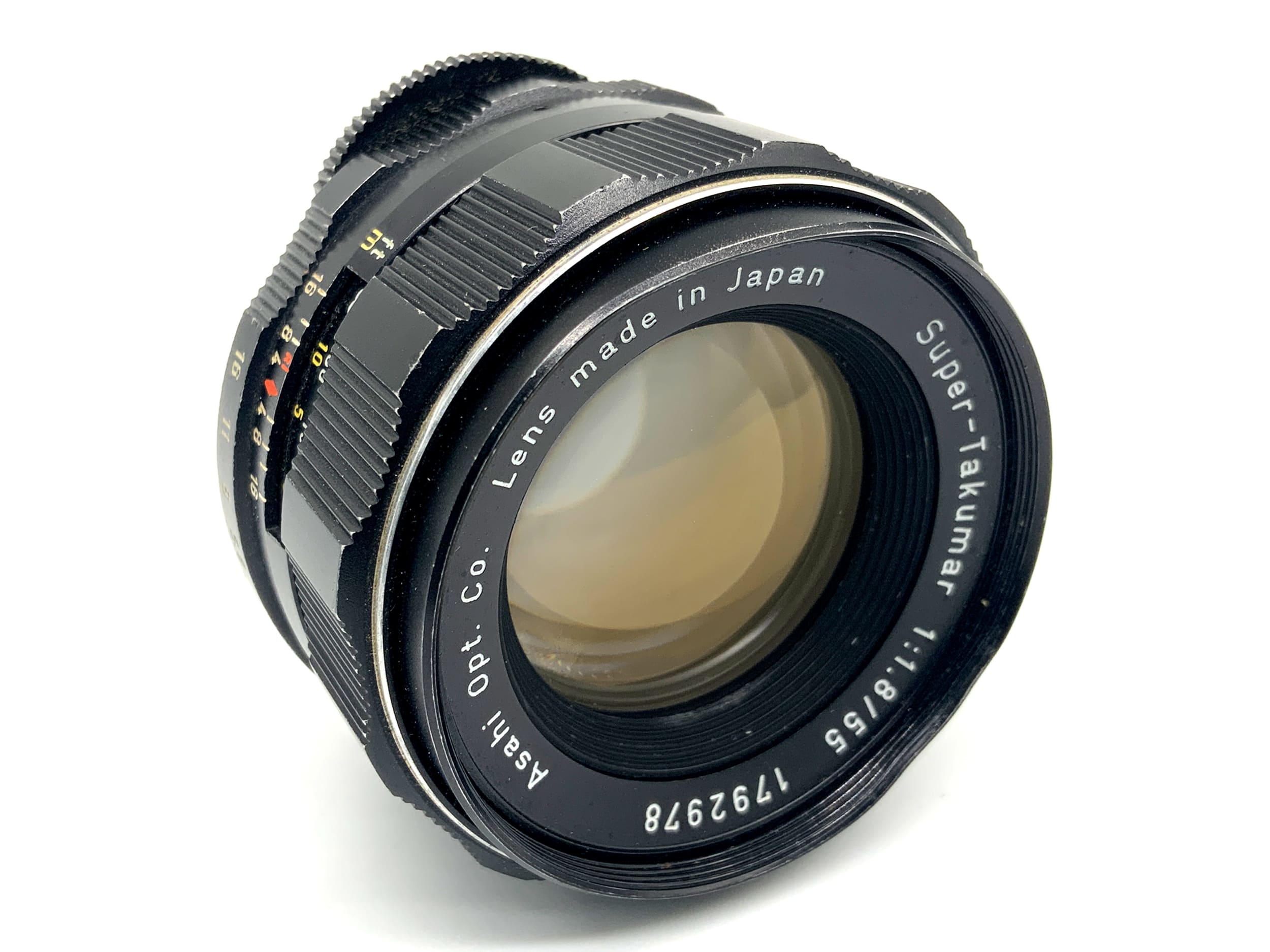 Asahi Pentax Super-Takumar 55mm 1:1.8 Objektiv Festbrennweite (M42)