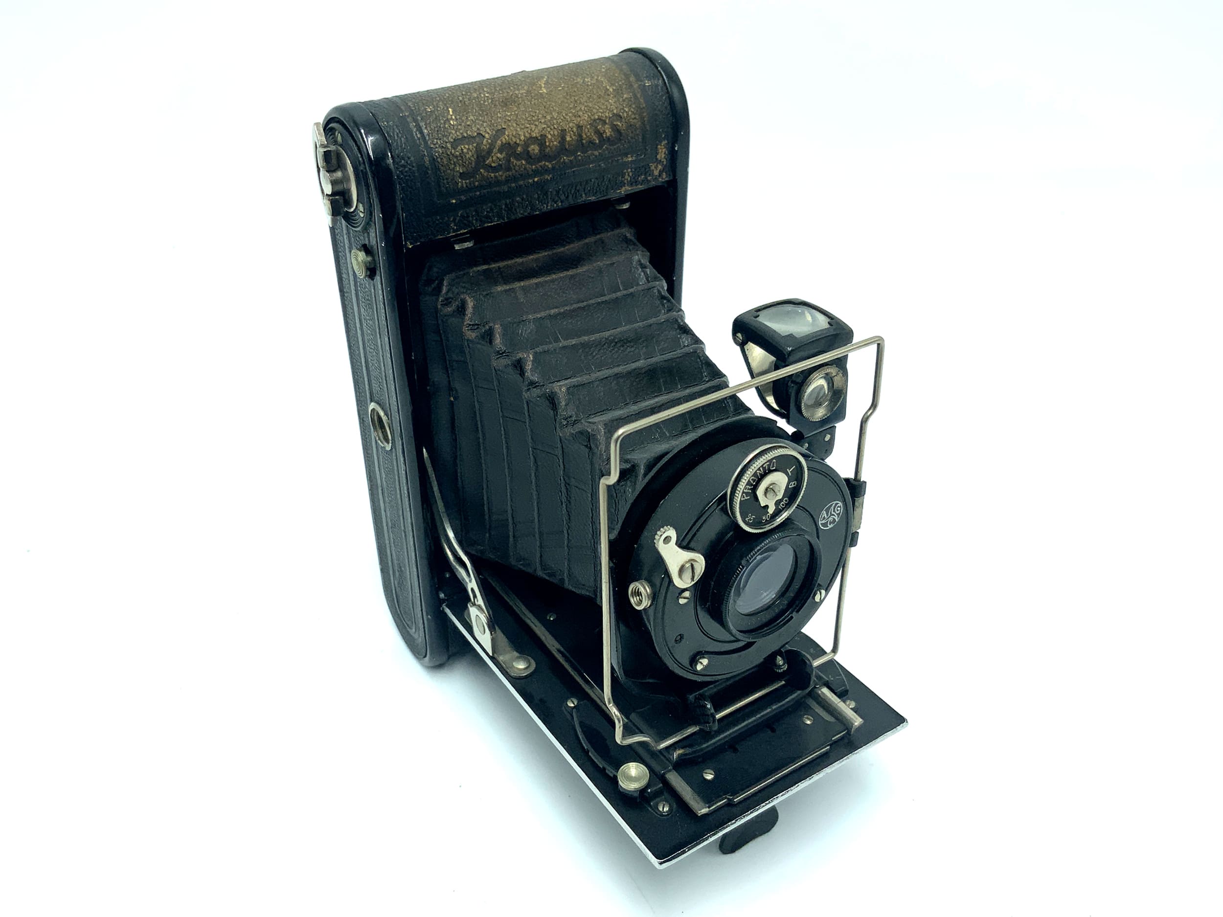 Krauss Stuttgart Rollette Klappkamera mit Rollar-Anastigmat 9cm 1:6.3