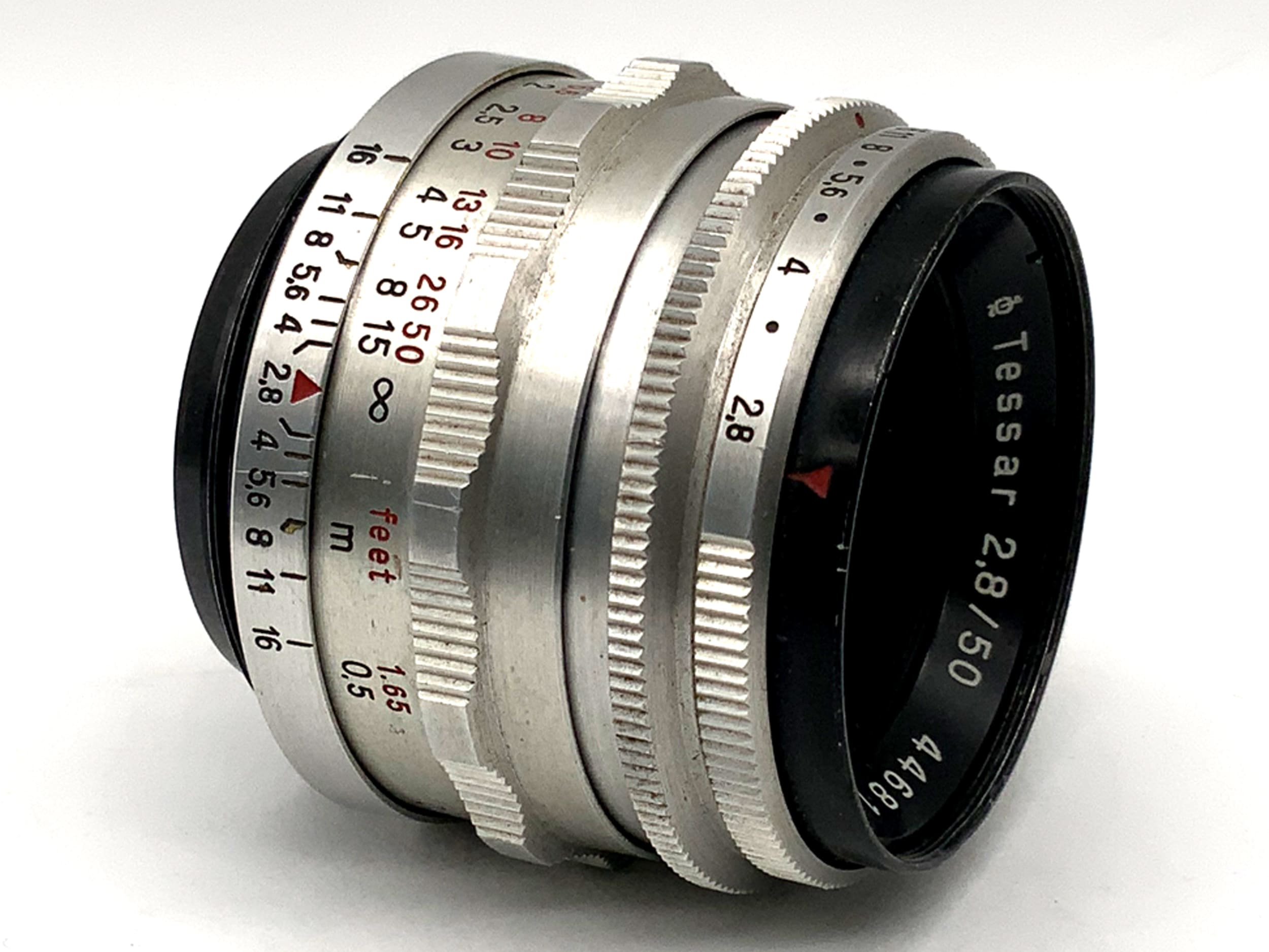 Carl Zeiss Jena 50mm 1:2.8 Objektiv Tessar 12 Blades Q1 compact (M42)