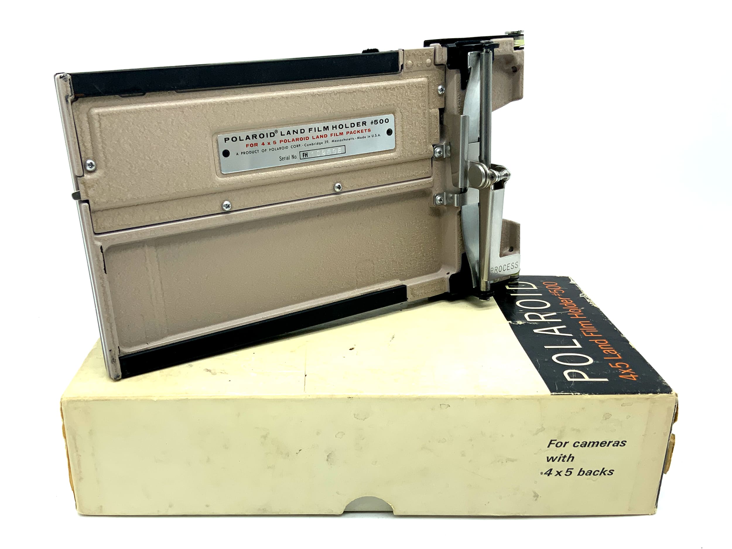 Polaroid Land Film Holder 500 Magazin 4x5" Planfilmkassette Sofortbildkassette