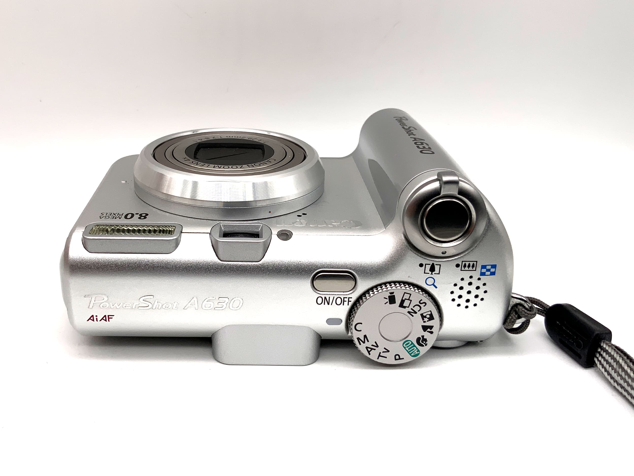 Canon PowerShot A630 Digitale Kompaktkamera mit 4x 7.3-29.2mm 1:2.8-4.1 8.0 MP