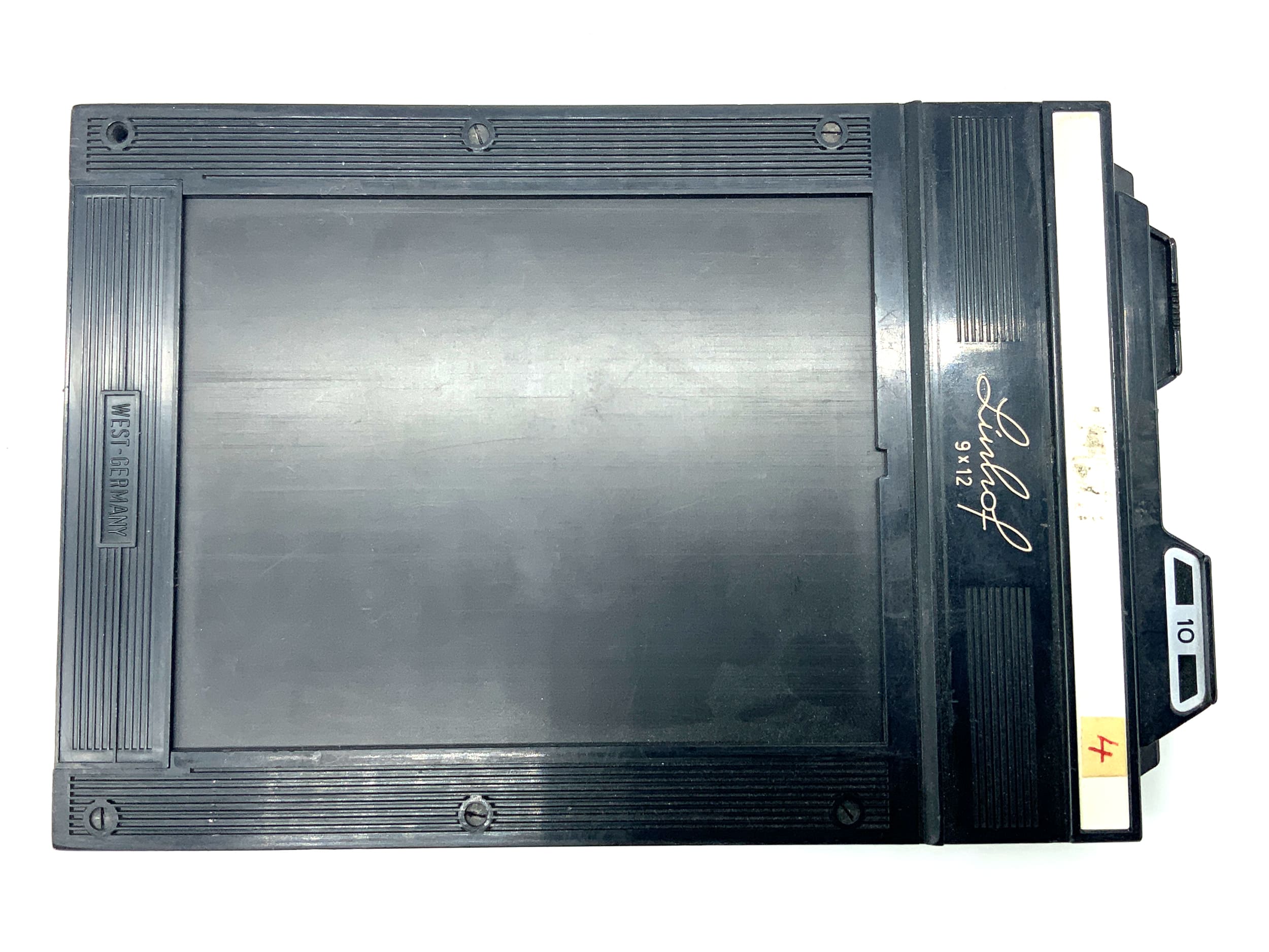 Linhof 9x12 Doppel Planfilmkassette Filmhalter Magazin Kassette Großformat