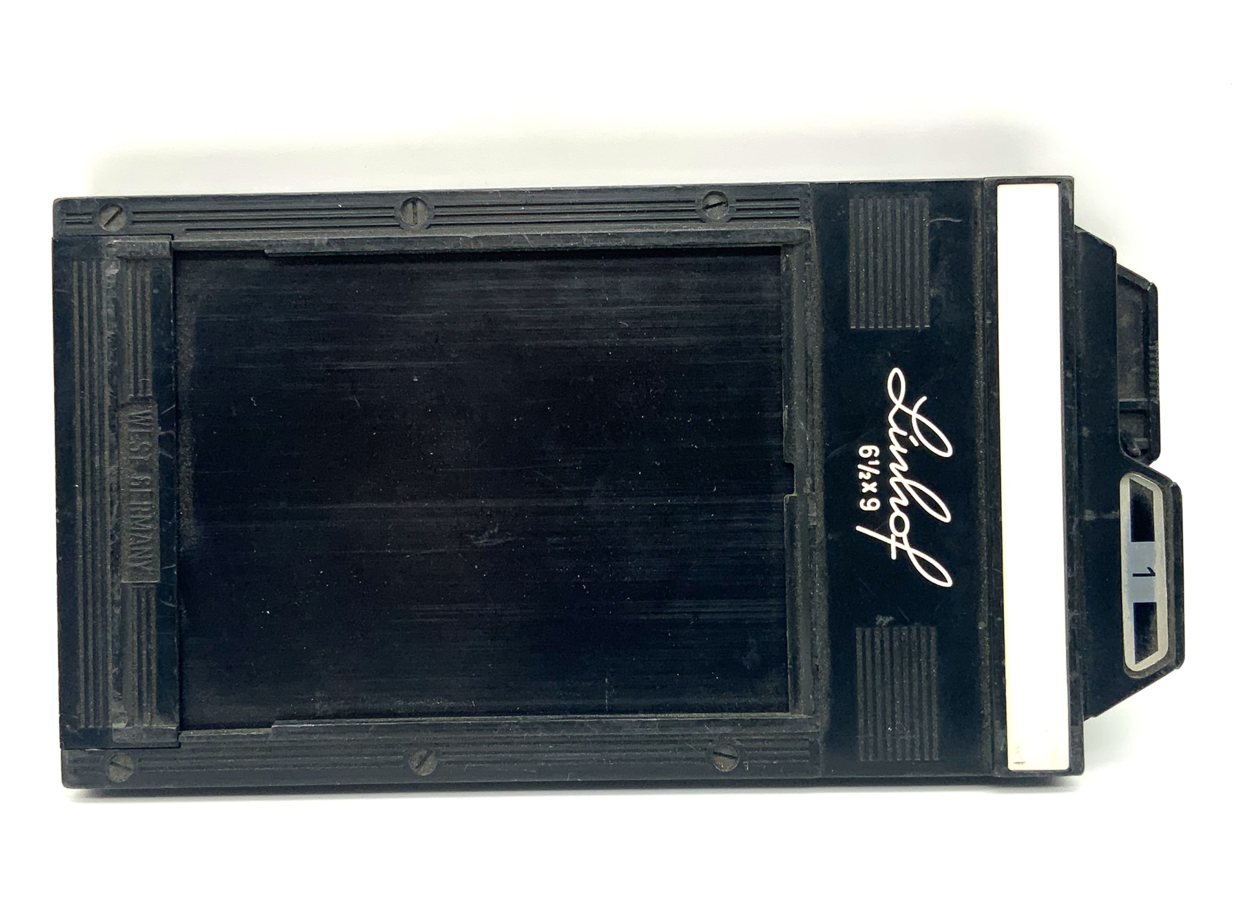Linhof 6,5x9 Doppel Planfilmkassette Filmhalter Magazin Kassette