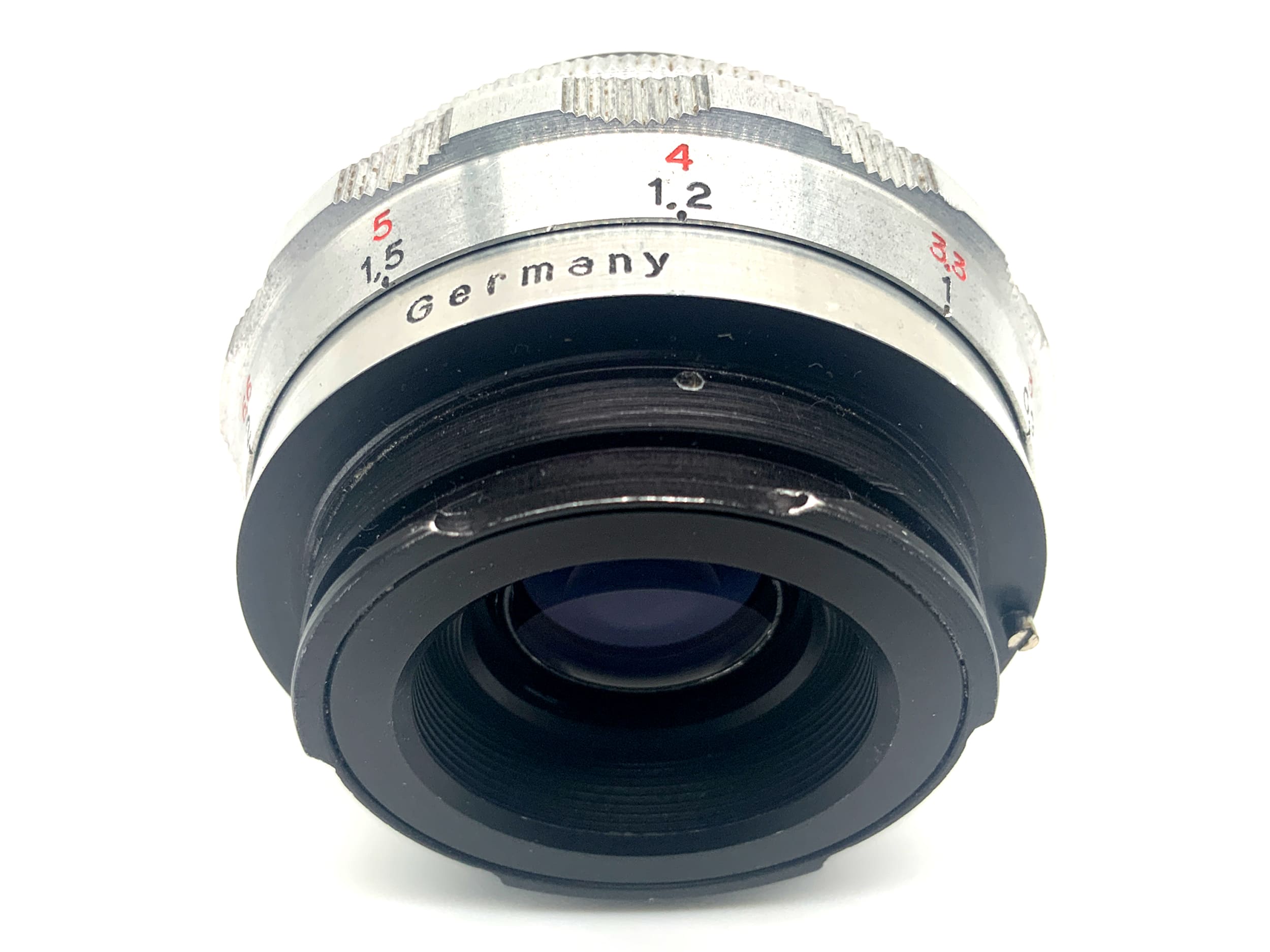 E. Ludwig Meritar red V 50mm 1:2.9 Objektiv Festbrennweite (EXA)