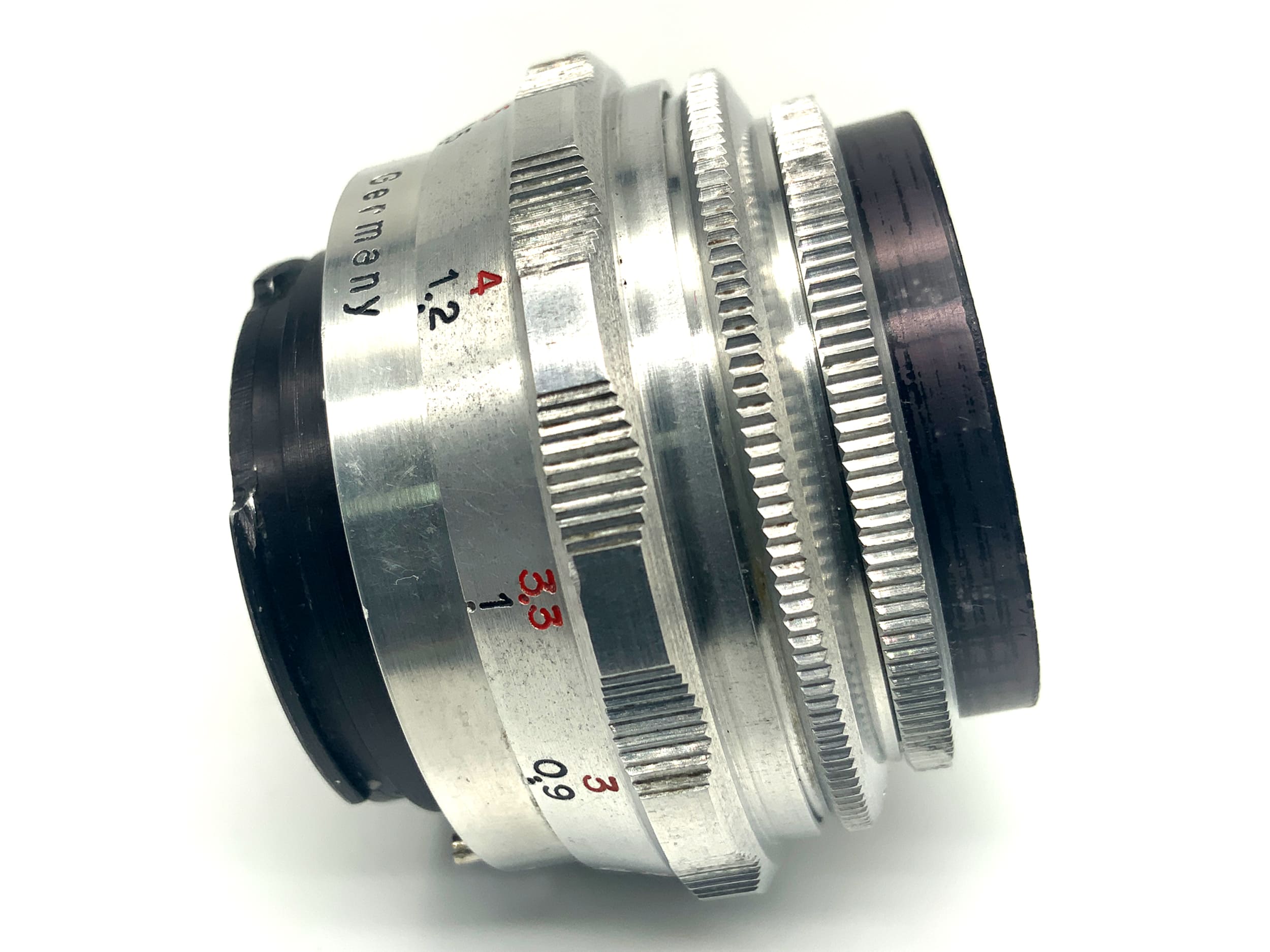 E. Ludwig Meritar red V 50mm 1:2.9 Objektiv Festbrennweite (EXA)