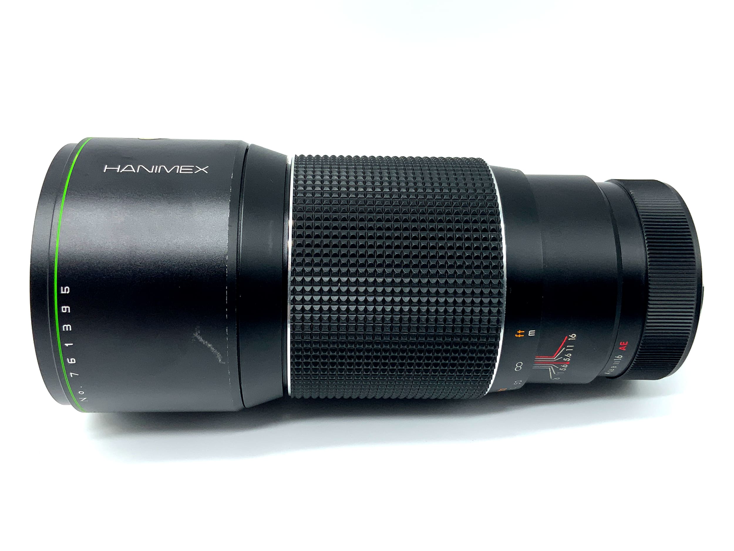 Objectif Hanimex 300 mm 1:4 à focale fixe automatique MC (Konica AR)