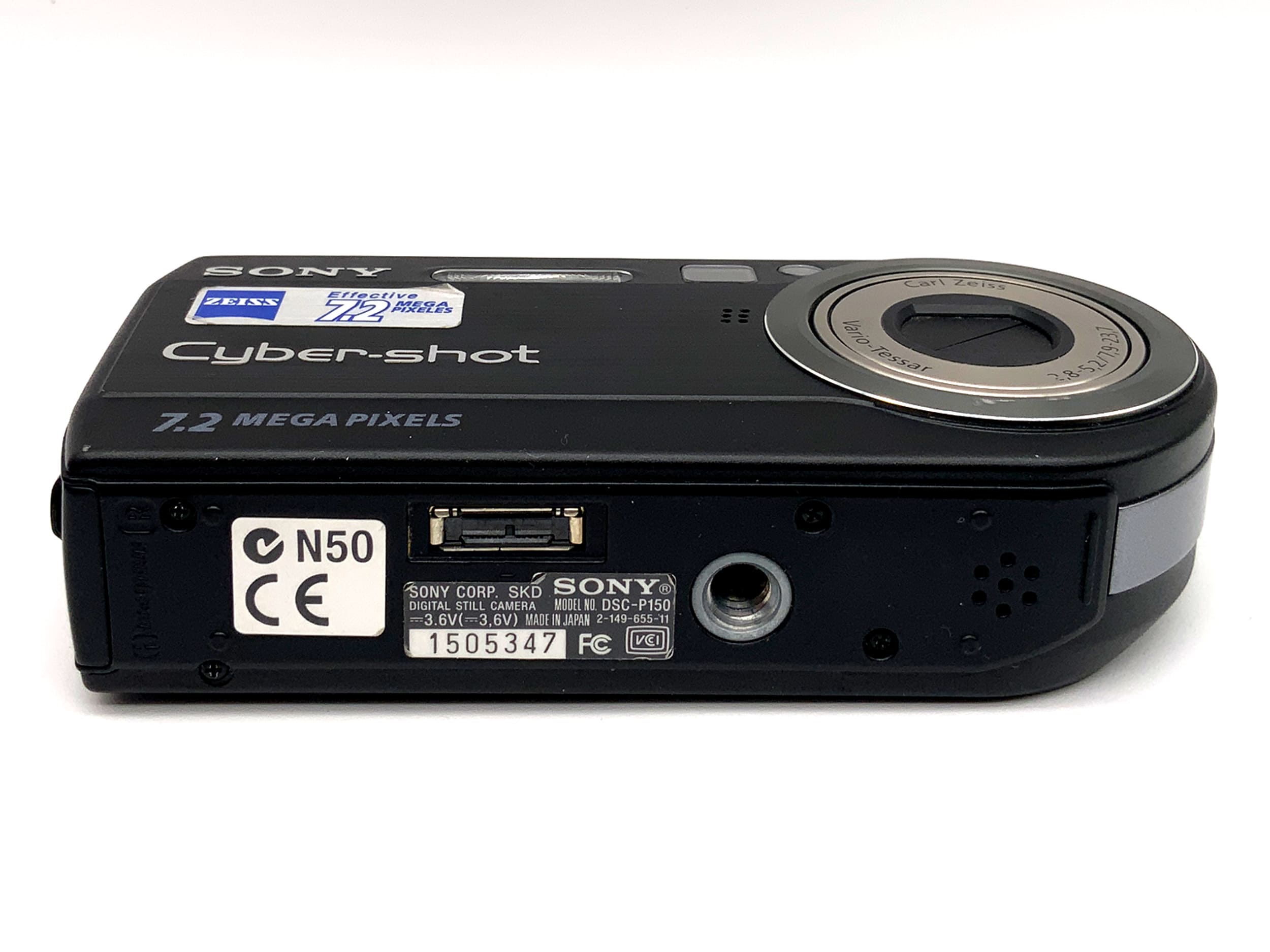 Sony Cyber-Shot DSC-P150 Digitale Kompaktkamera 2.8-5.2/7.9-23.7 7.2 MP IM VX