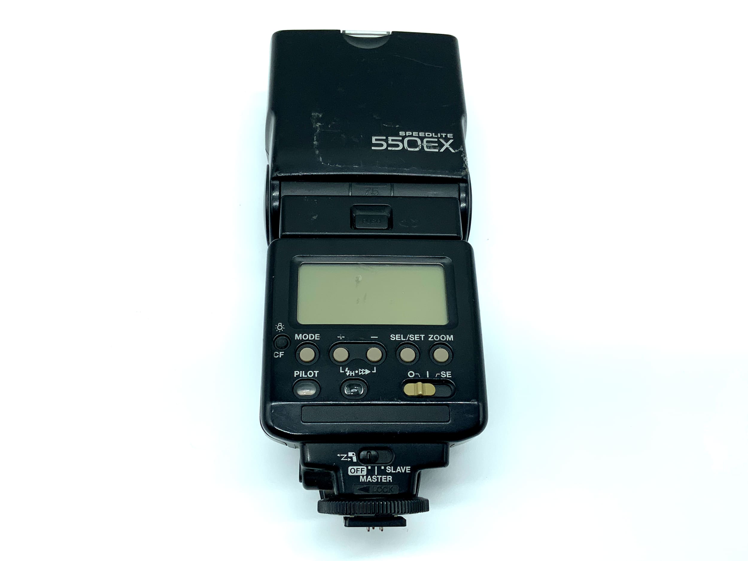 Canon Speedlite 550EX Blitzgerät Kamera Blitz Aufsteckblitz Flash Licht