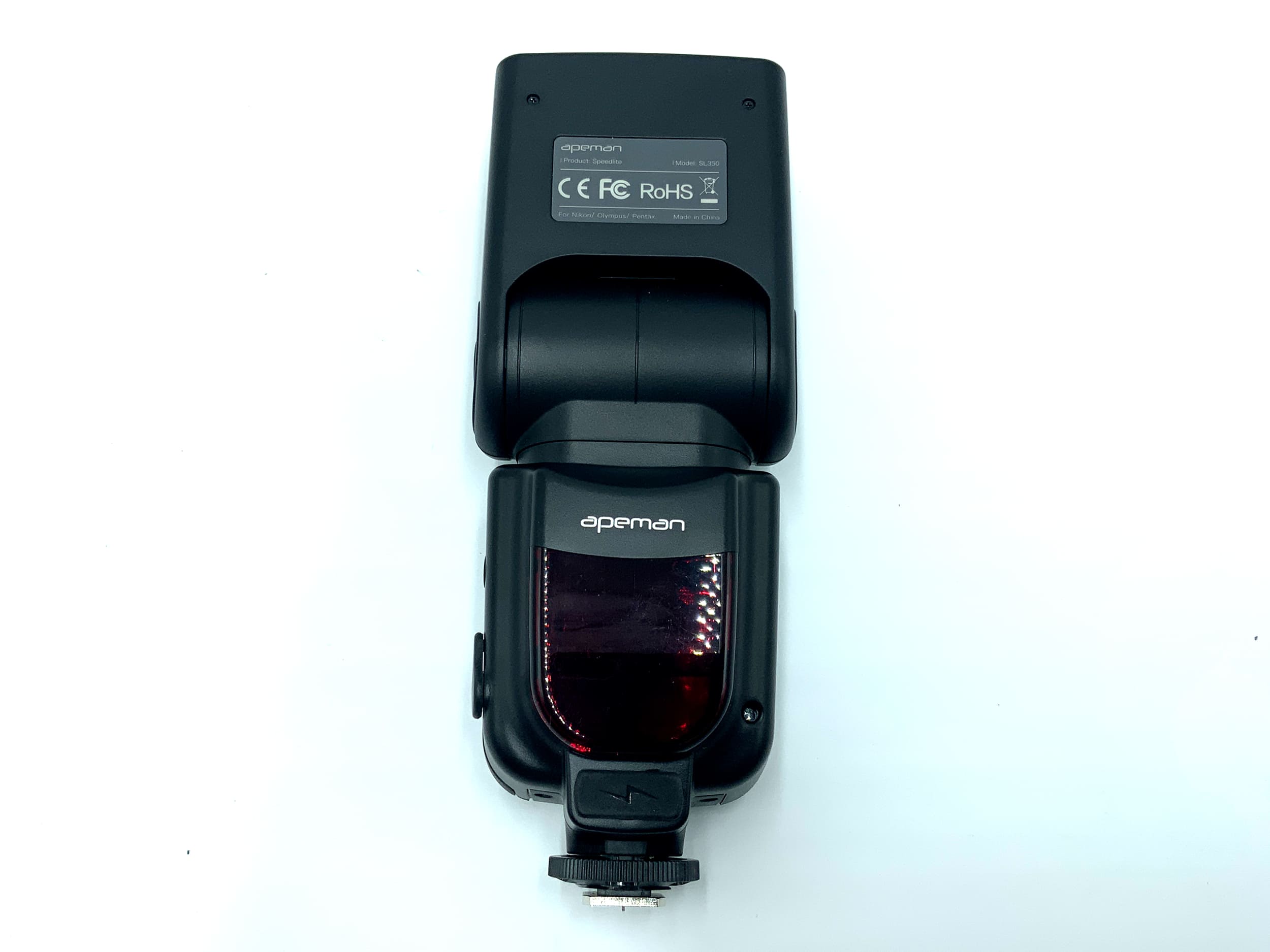 Aperman SL 350 Blitzgerät Nikon/Olympus/Pentax Kamera Blitz Flash