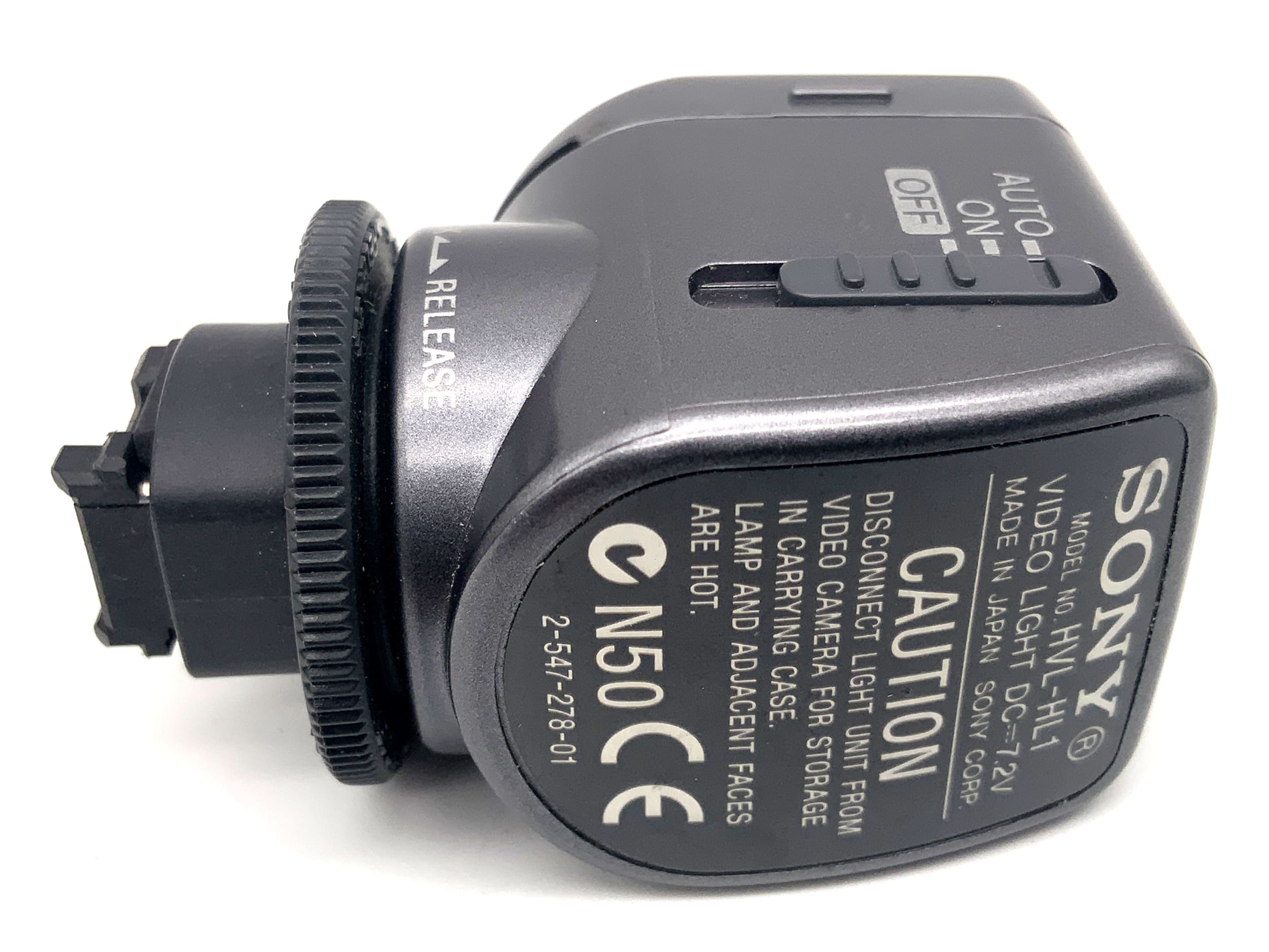 Sony HVL-HL1 Blitzgerät Videoleuchte Kamera Blitz Aufsteckblitz Flash Licht